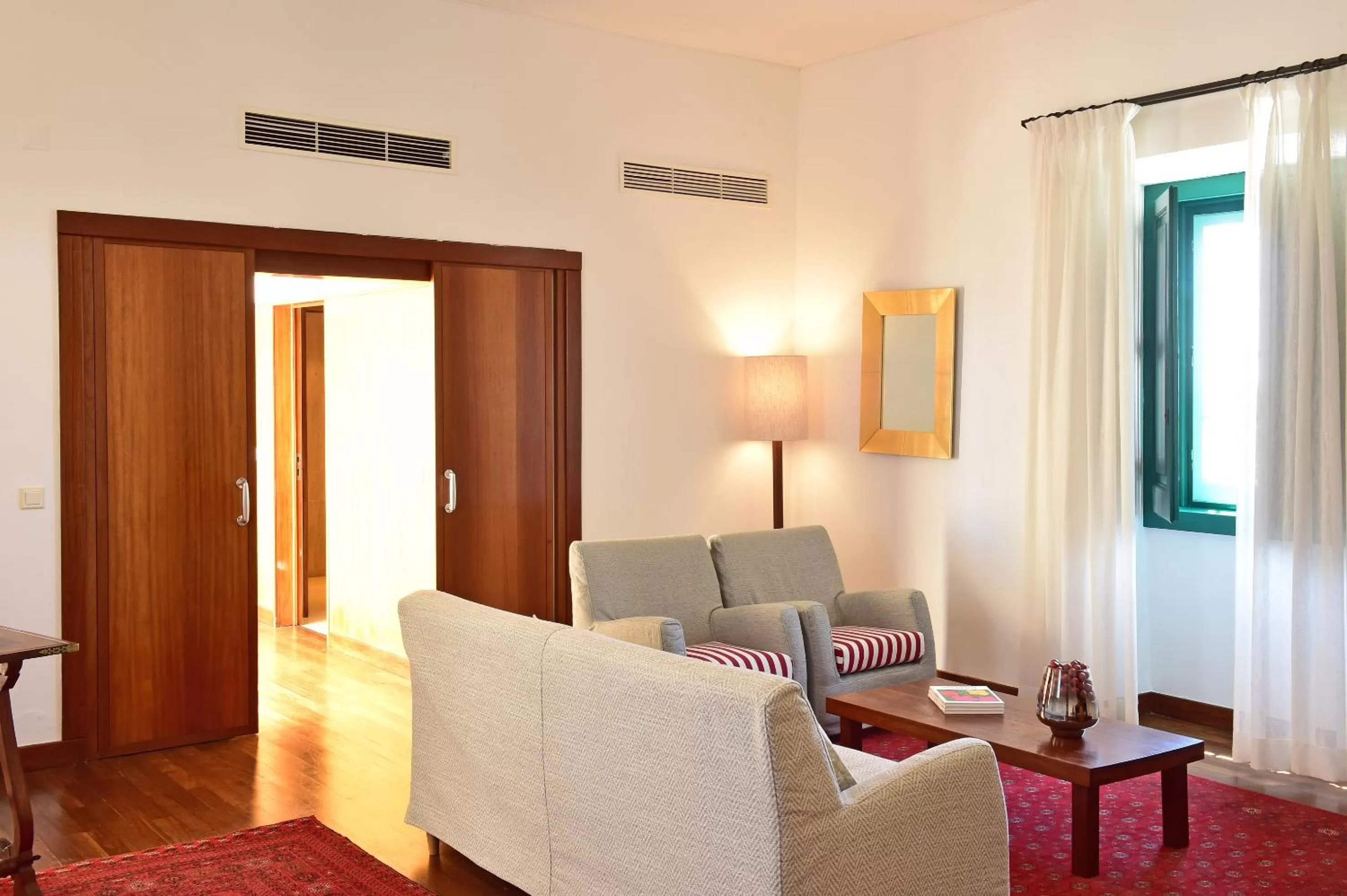 Seating area in Pousada Castelo de Alcacer do Sal