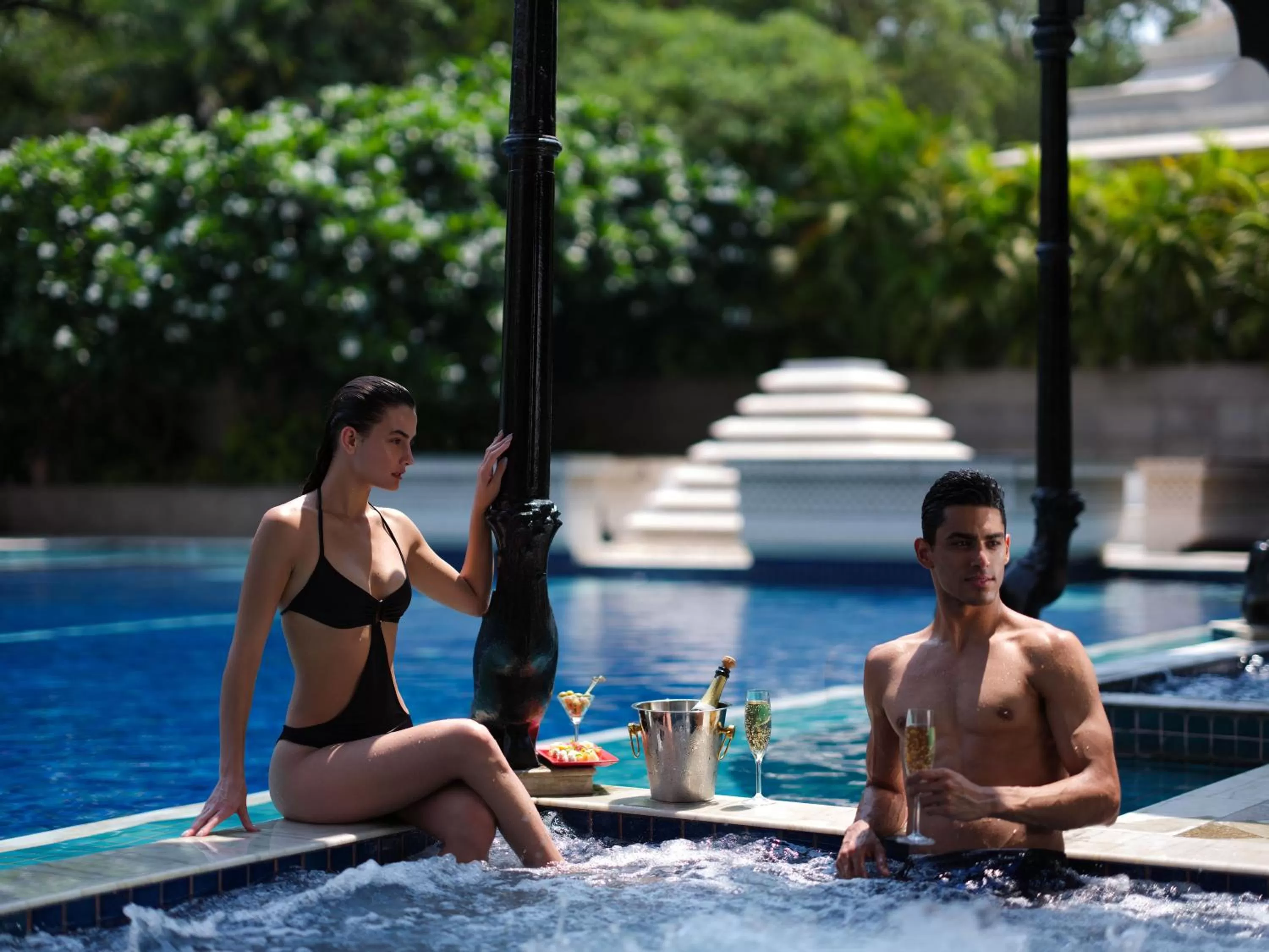 Swimming pool in Taj Krishna