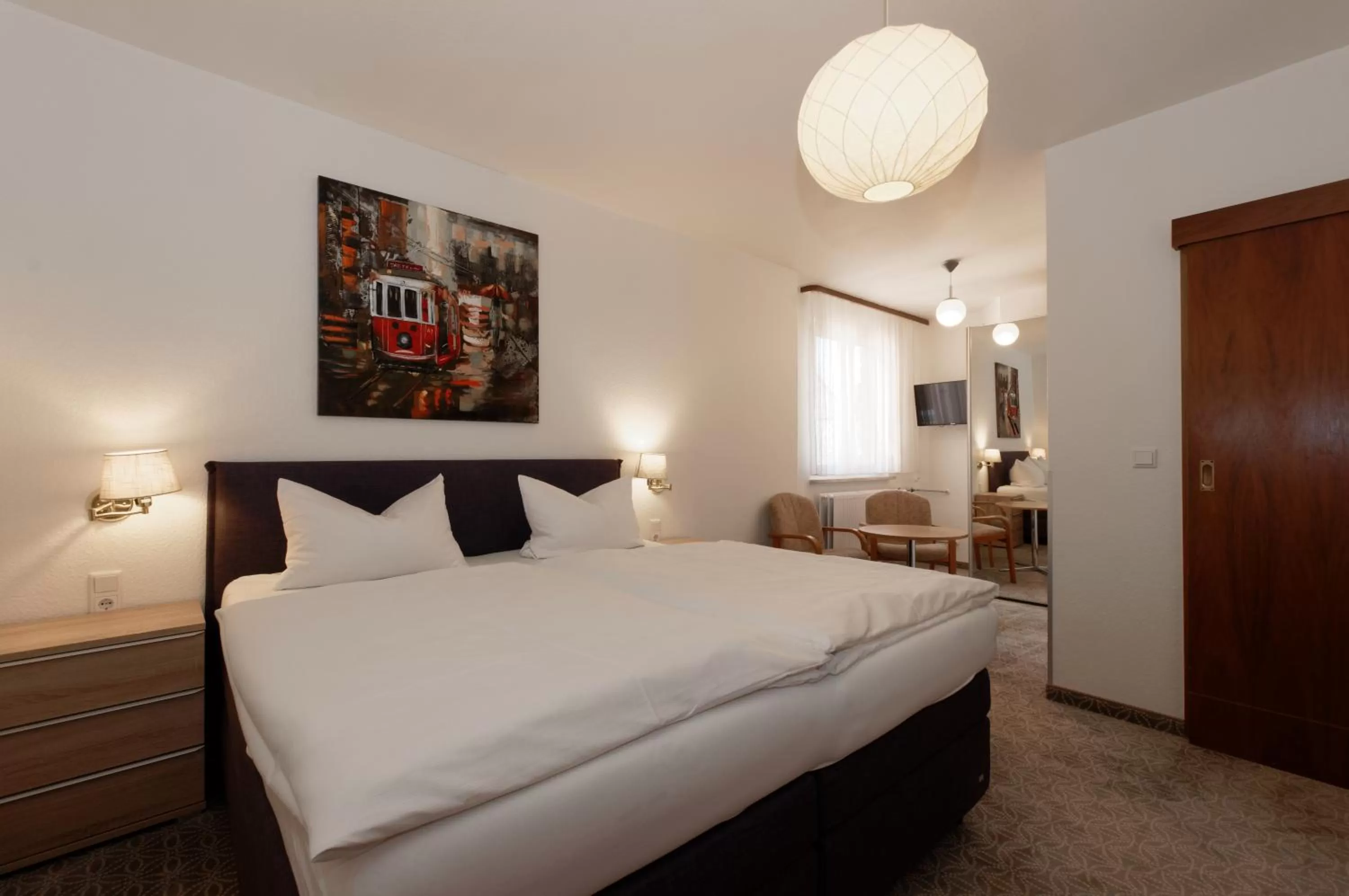 Bed in PrivatHotel Probst