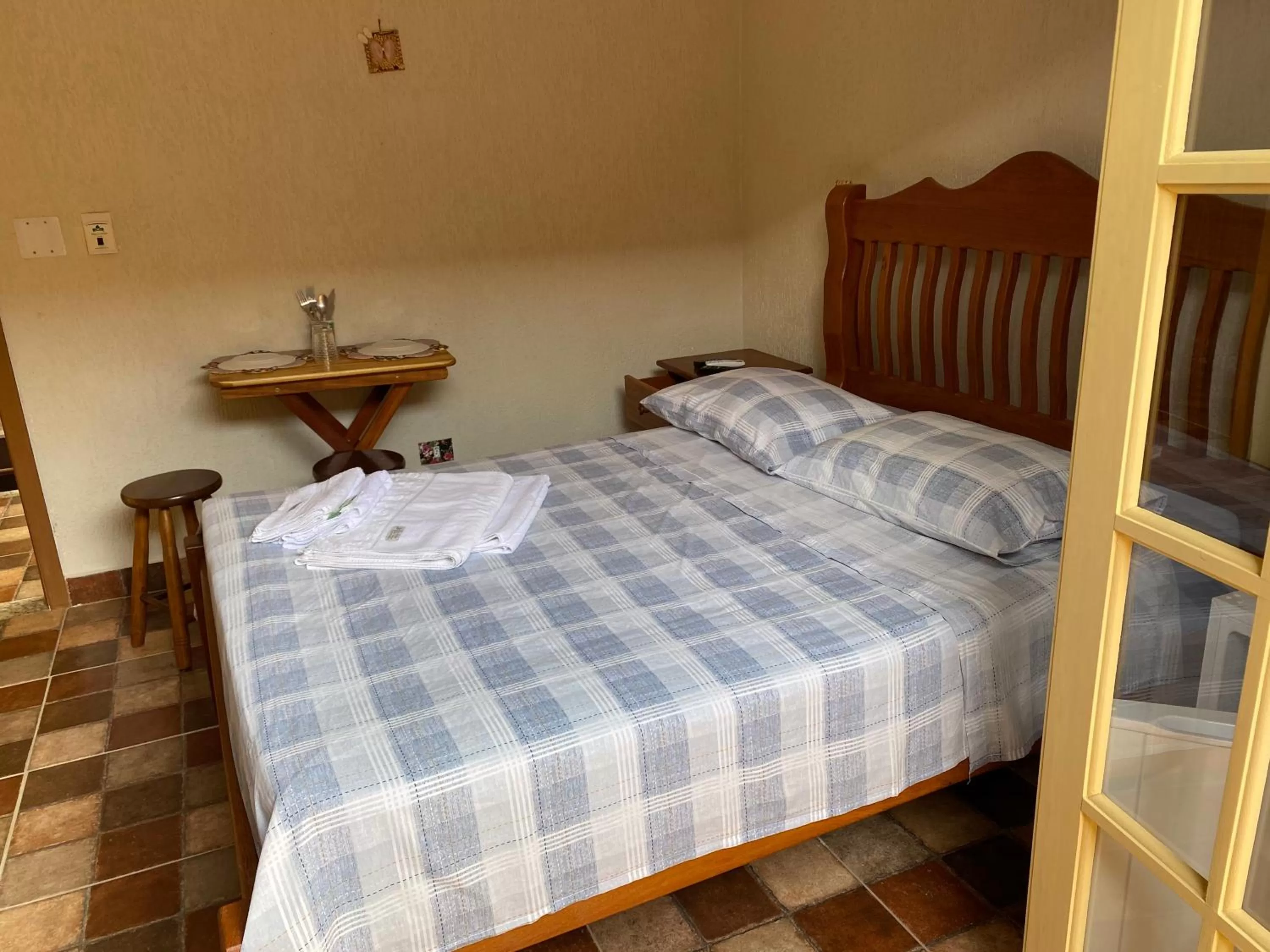 Bed in Pousada Madu