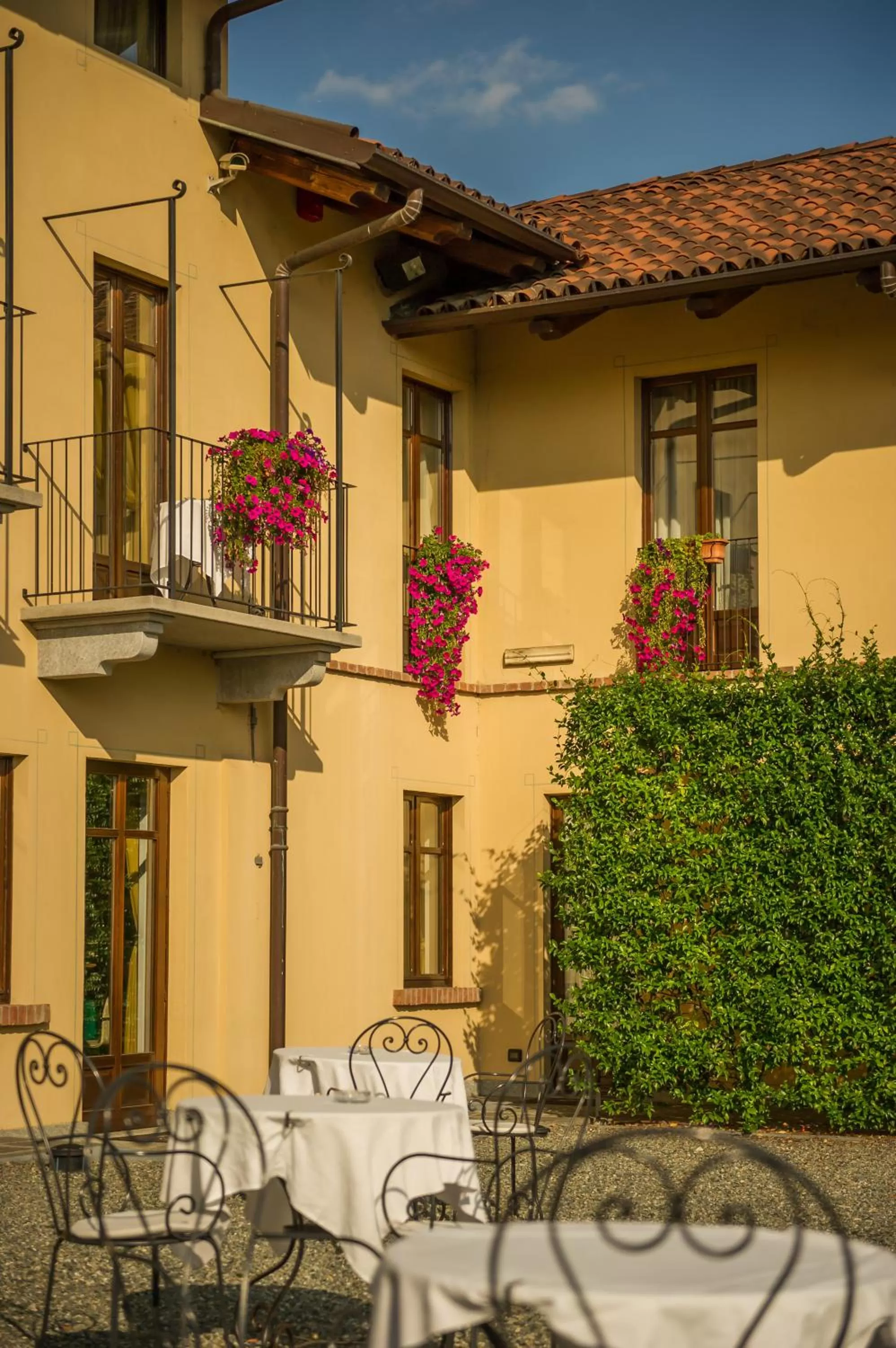 Patio in Best Western Plus Hotel Le Rondini