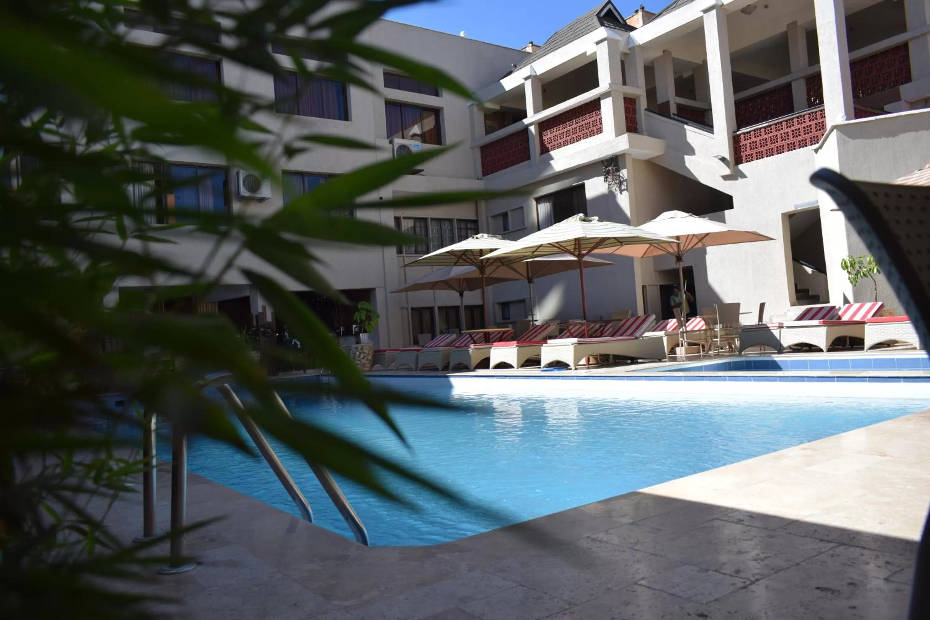Pool view in Hotel Waterbuck