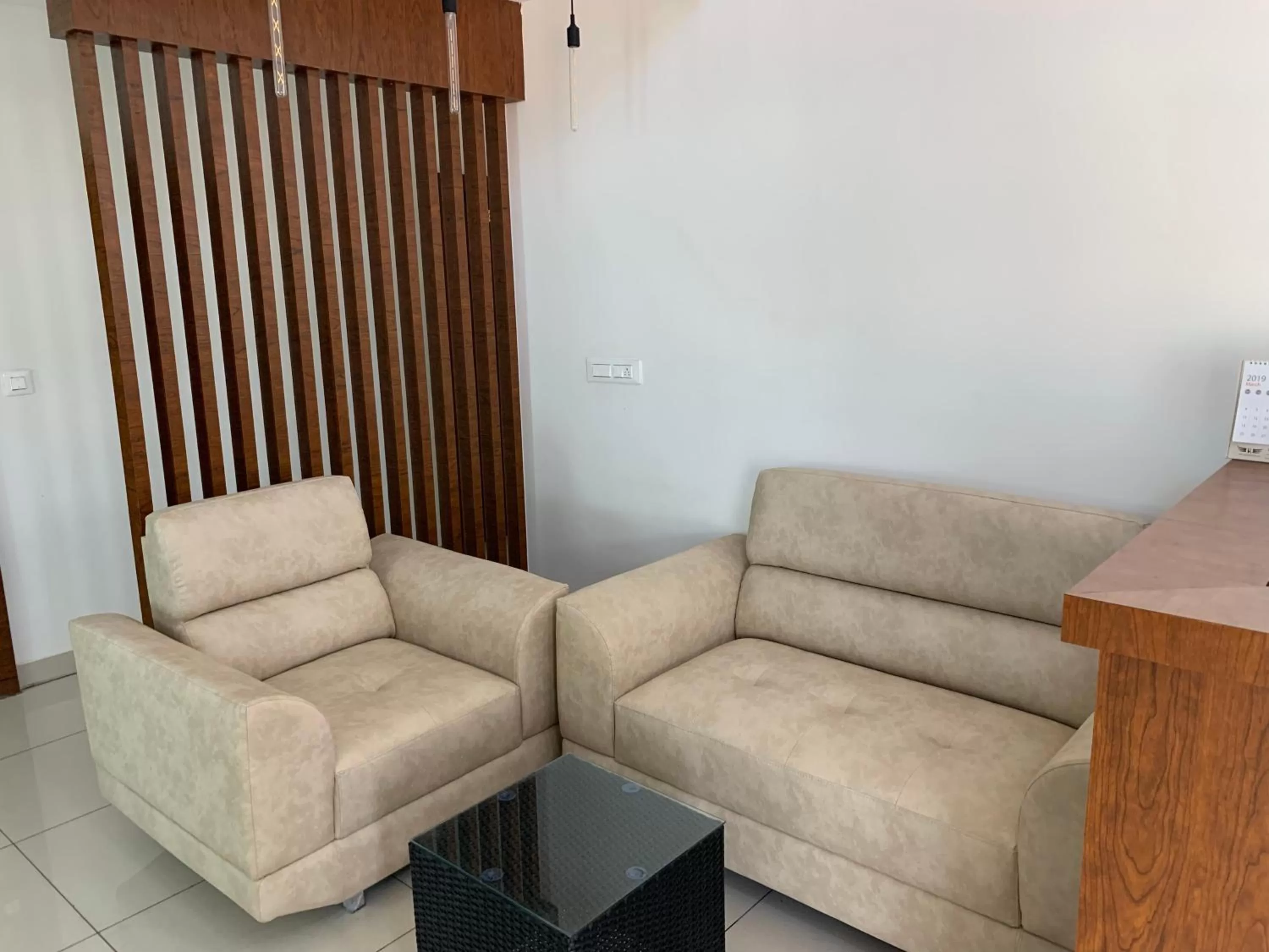 Seating area in Airport Regency