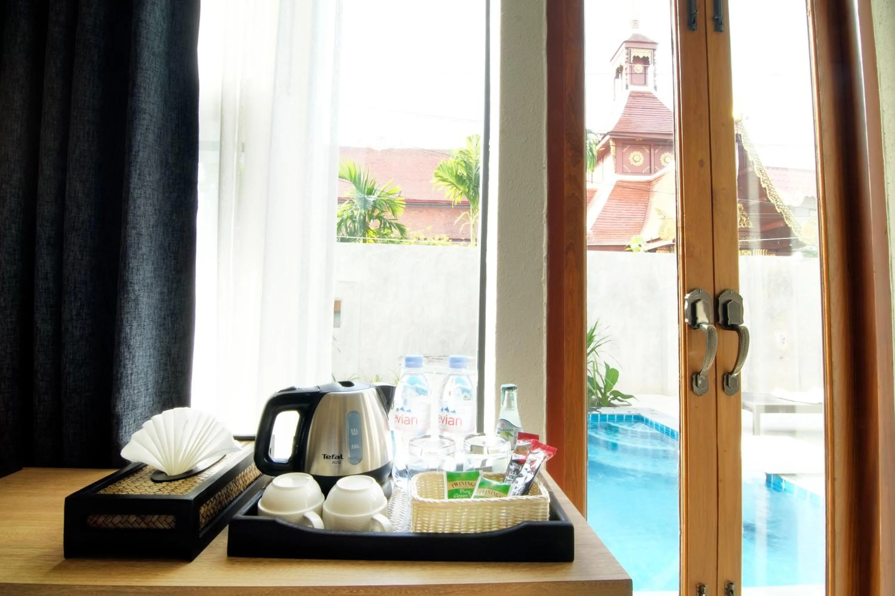 Pool view in Tapae Gate Villa