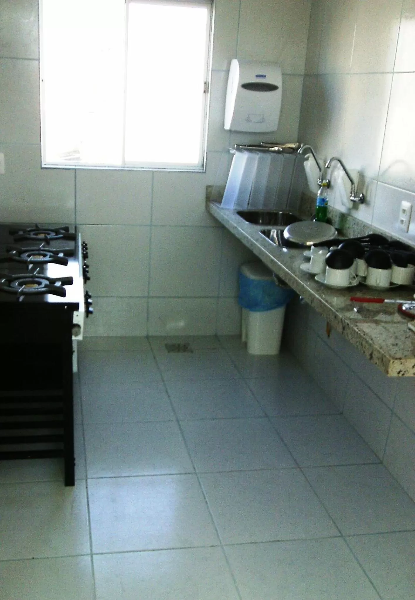 Kitchen or kitchenette in Pousada NS Fátima
