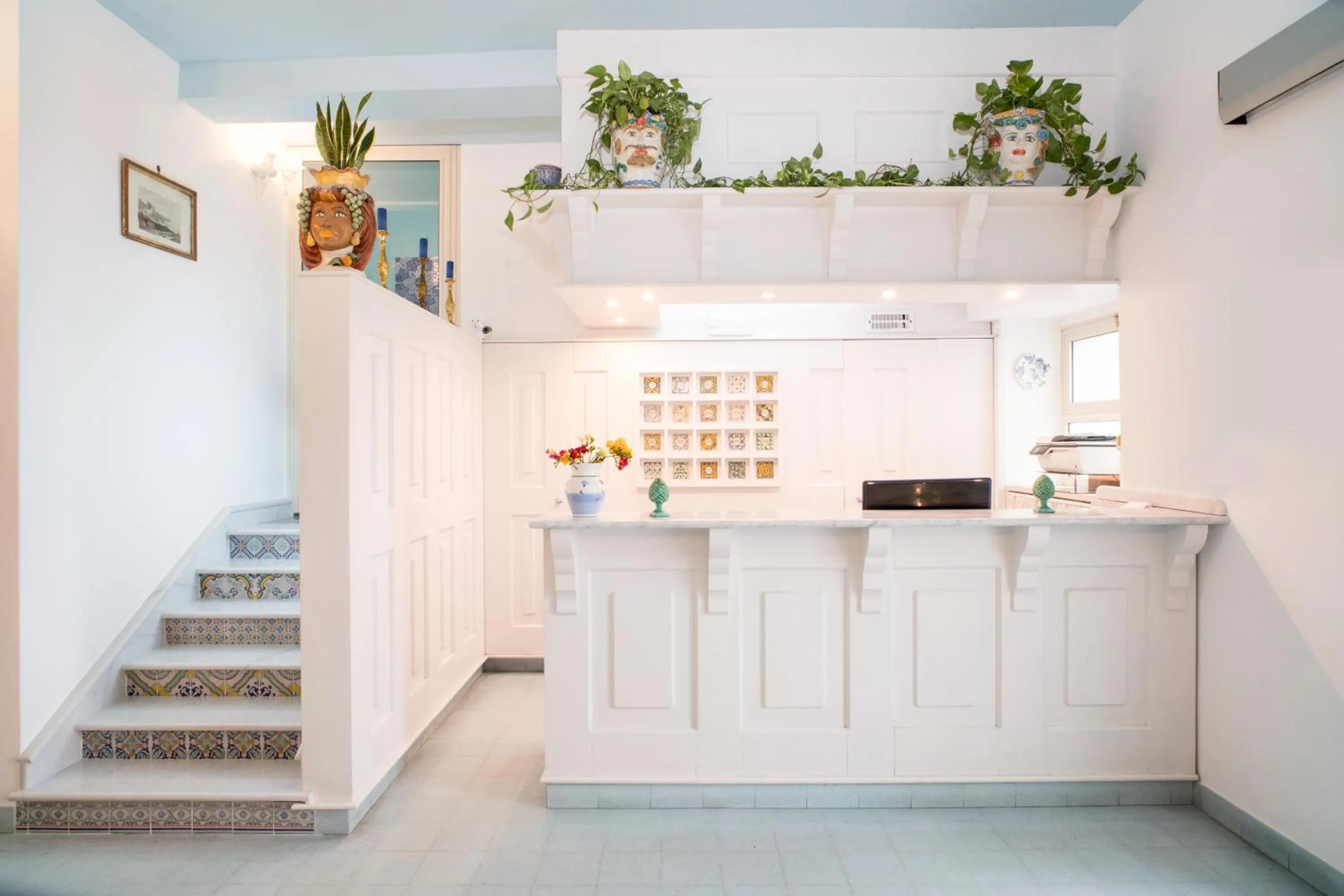 Lobby or reception in Hotel Villa Nefele