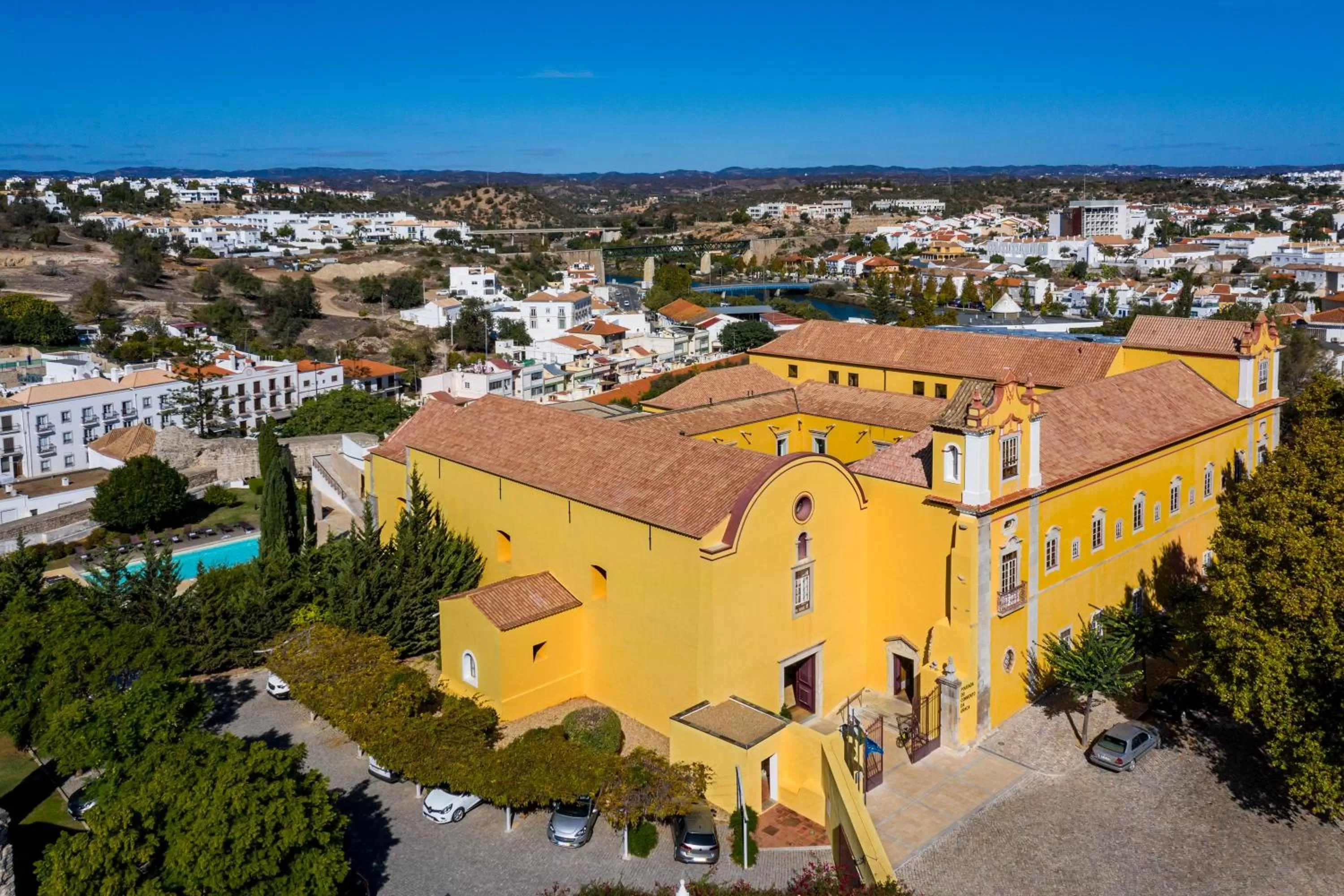 Bird's eye view in Pousada Convento de Tavira