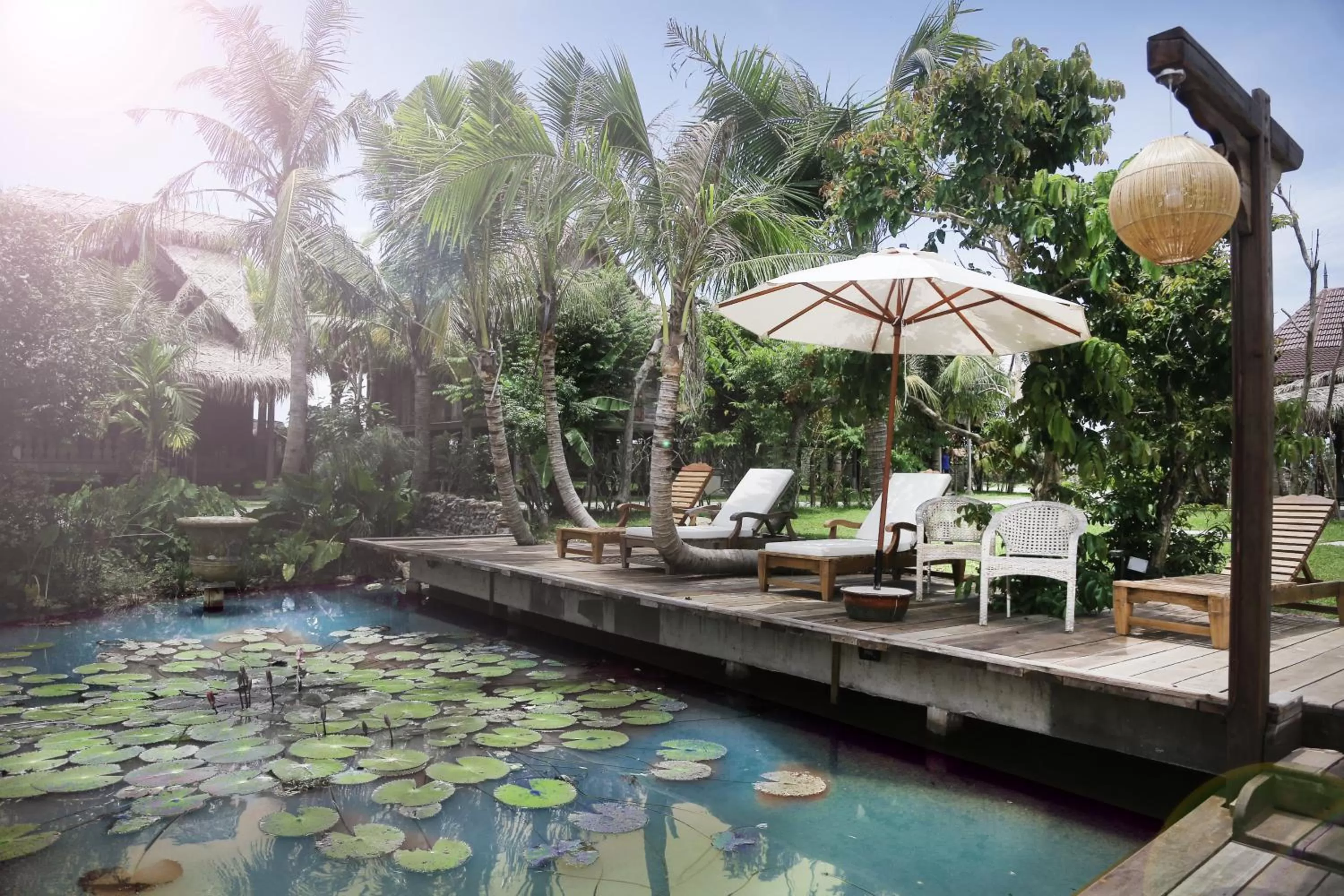 Swimming pool in Kunang Kunang Heritage Villas