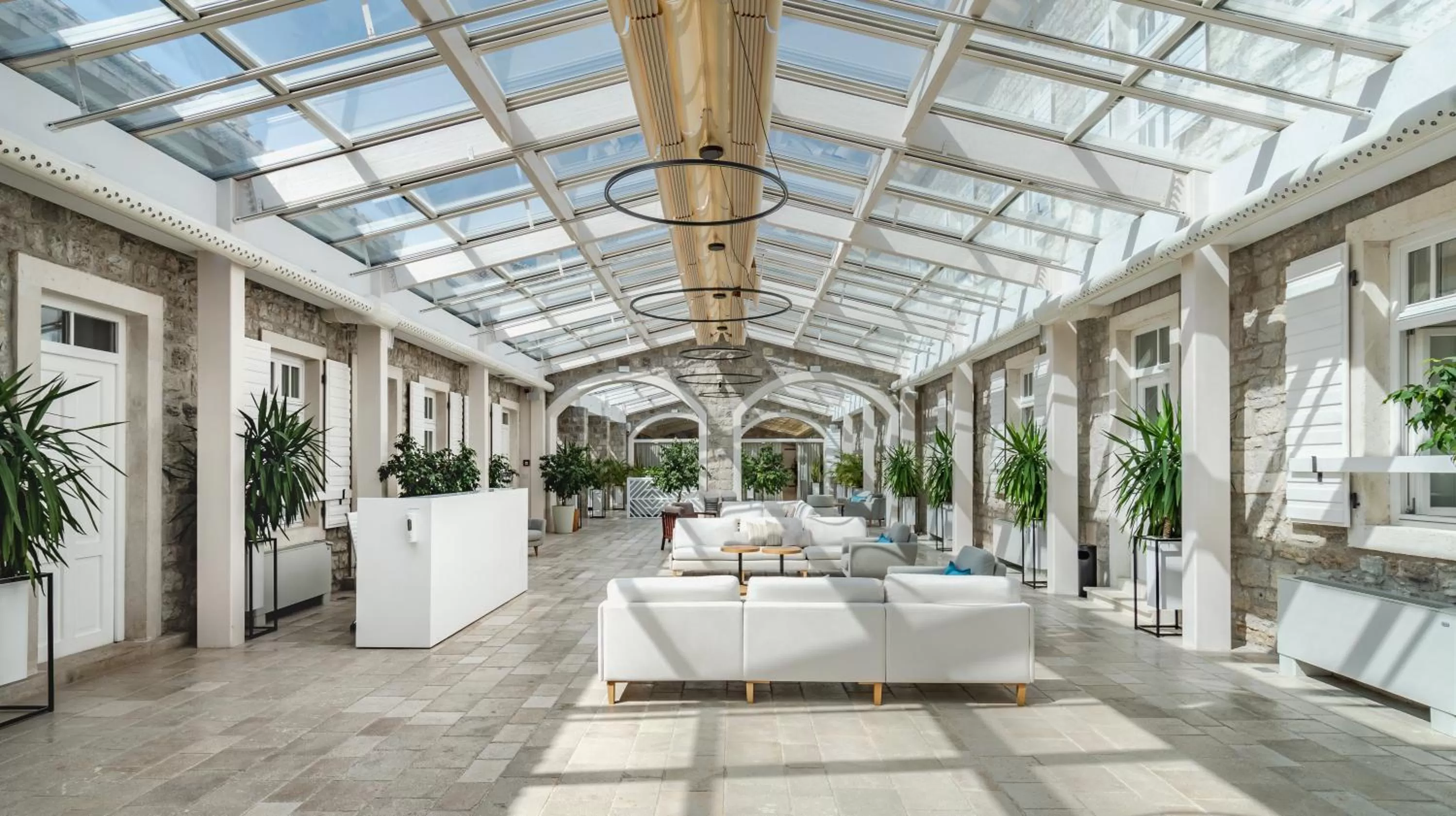 Lobby or reception in Lazure Hotel & Marina