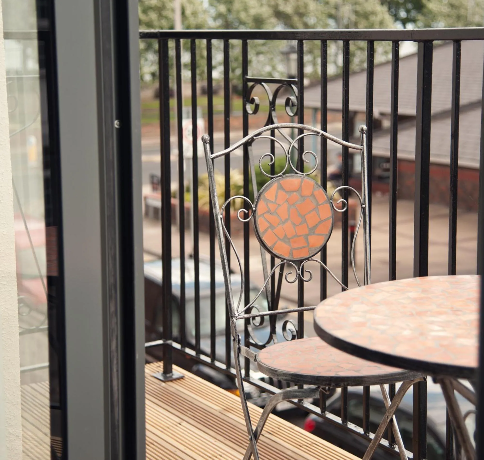 Balcony/Terrace in The Burlington Hotel