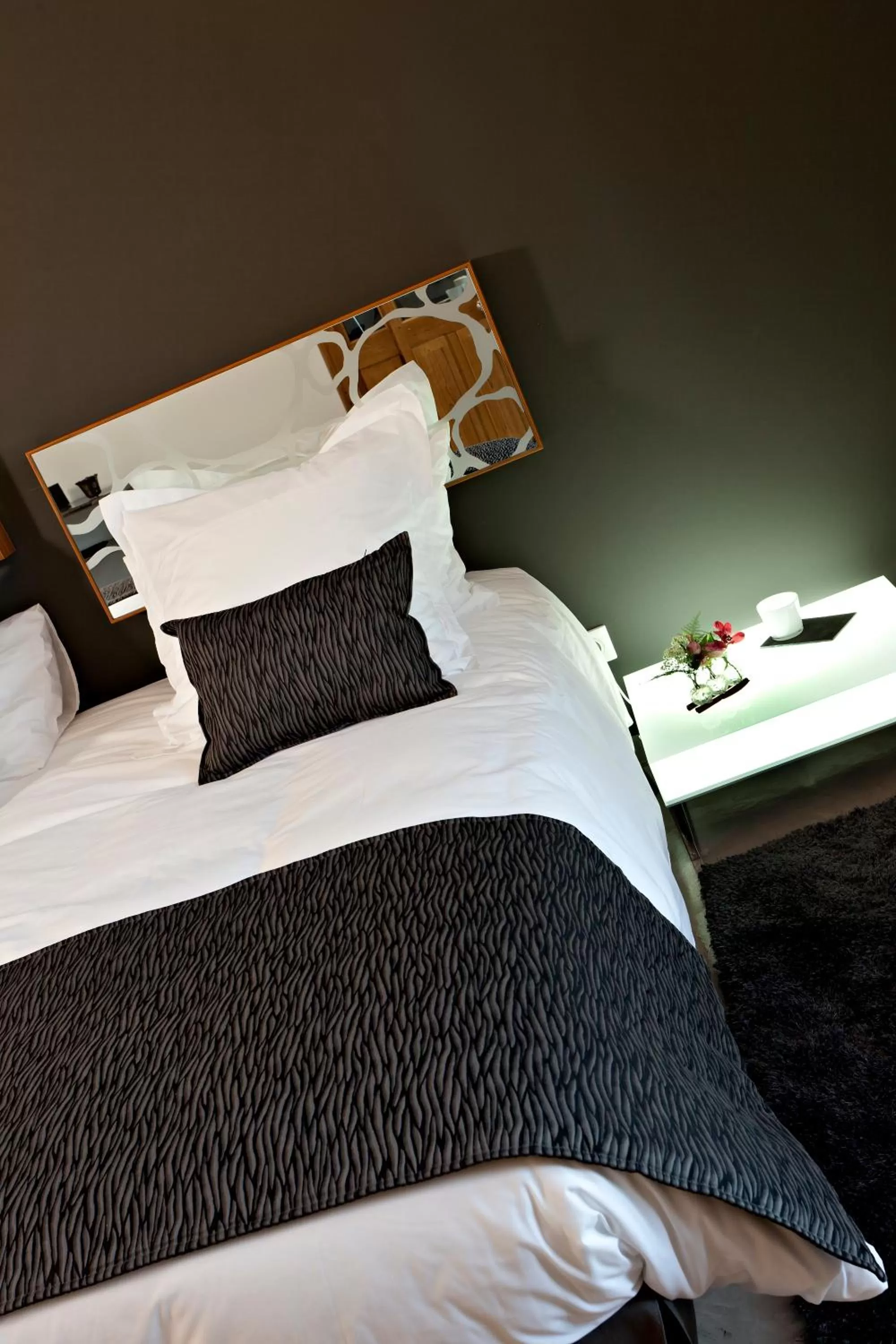 Bed in Le Mas de l'Espérance - Chambres d'hôtes de Prestige