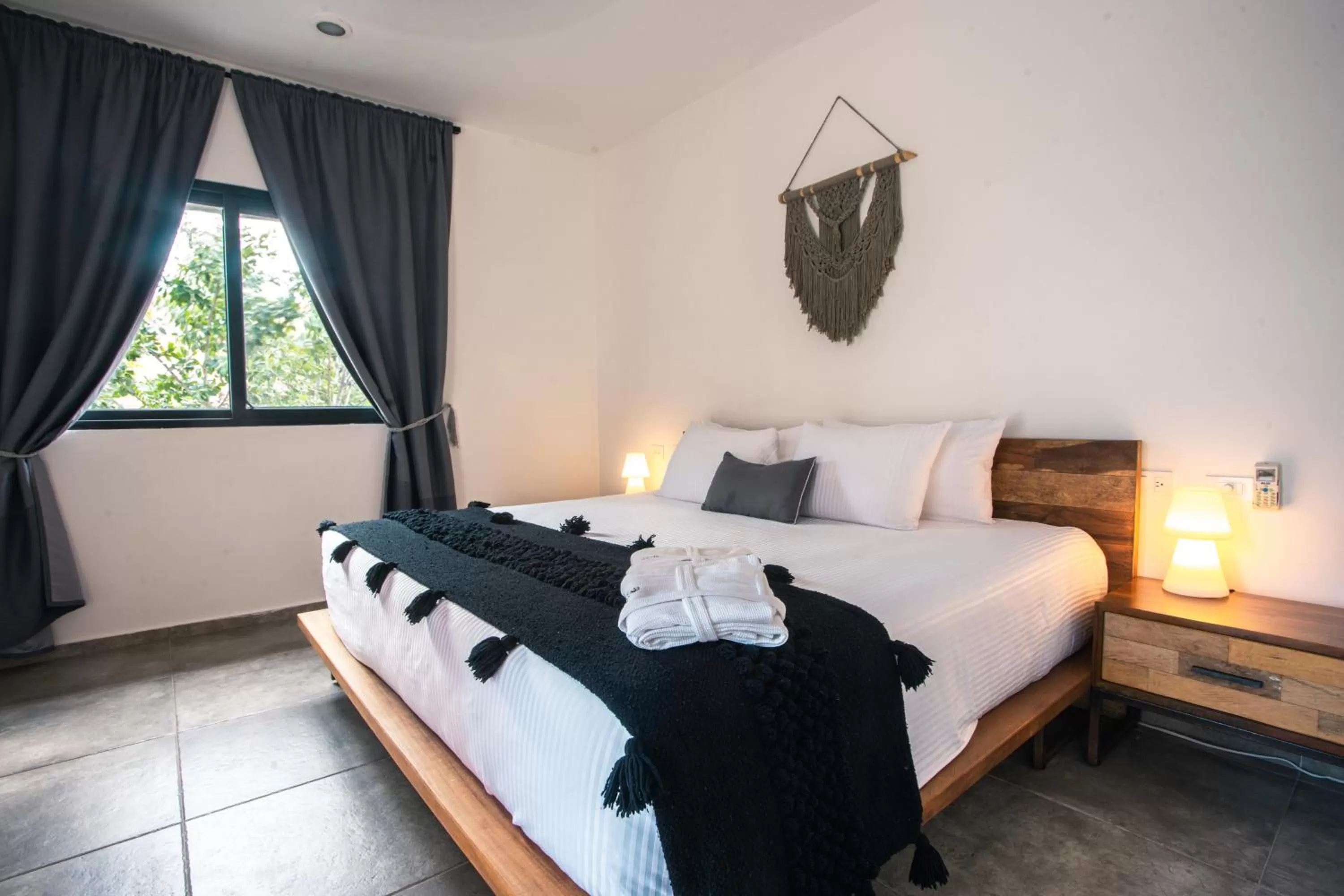 Bed in Panacea Condo Tulum