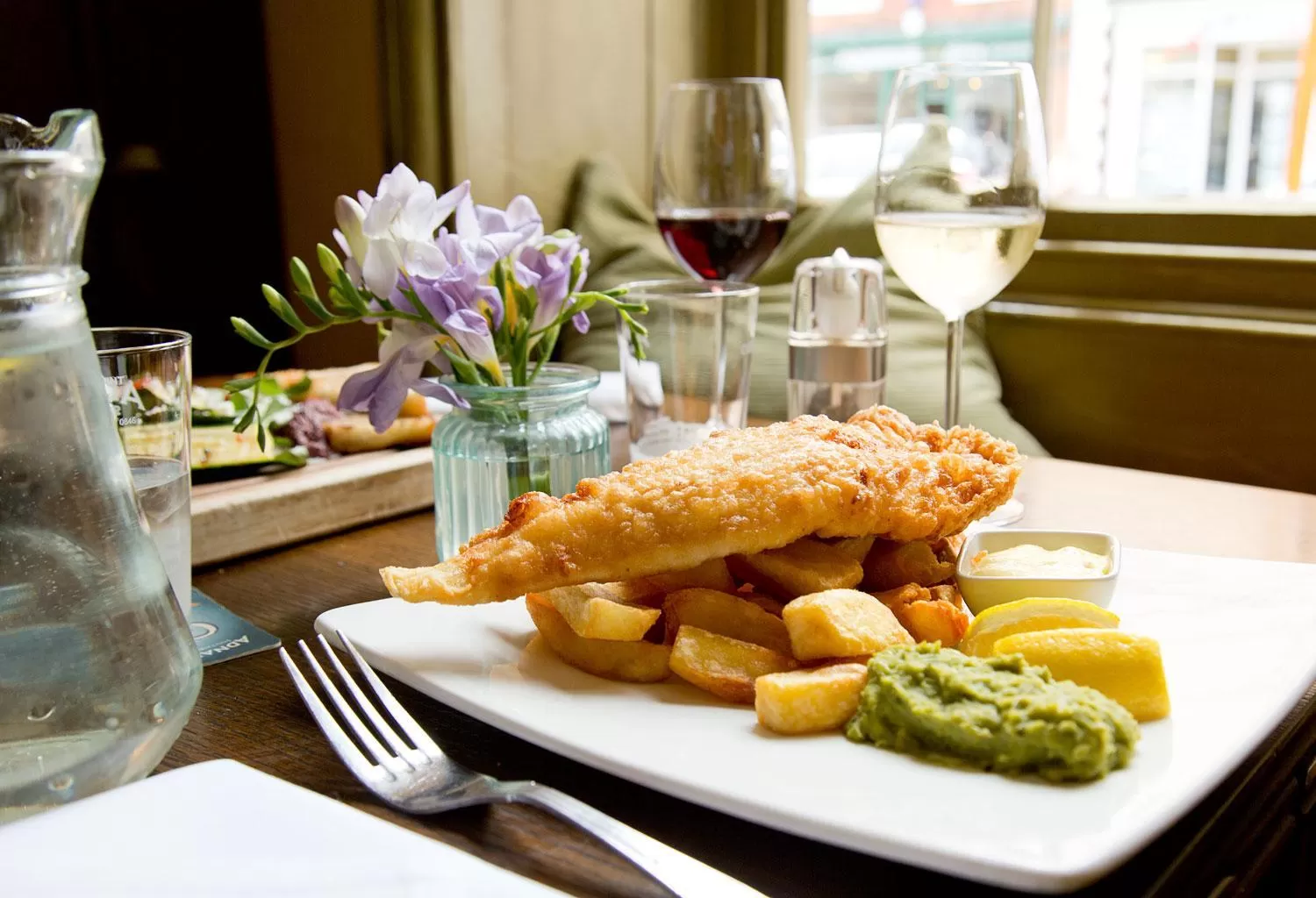 Food close-up in Crown Hotel