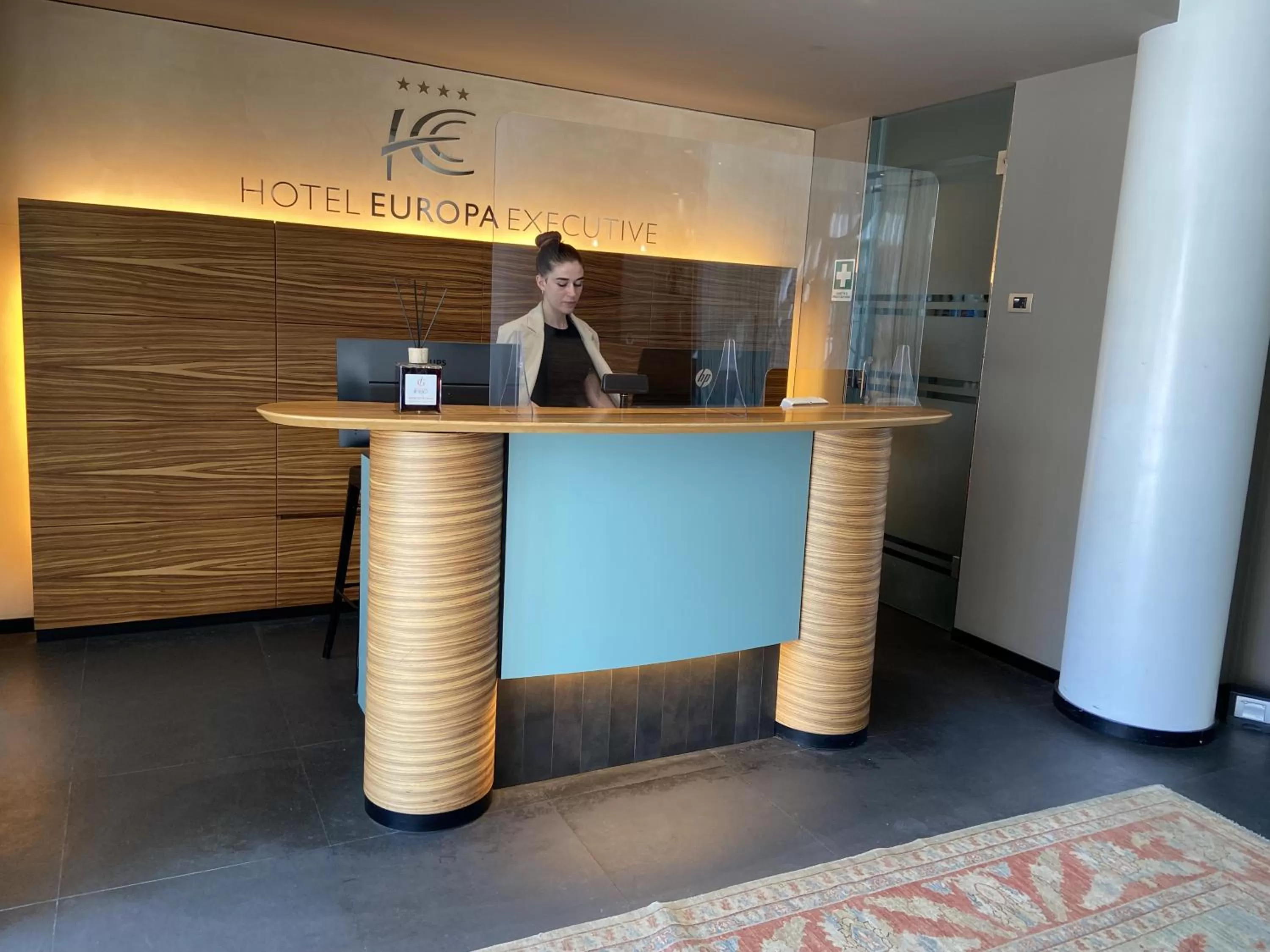 Lobby or reception in Hotel Europa Belluno