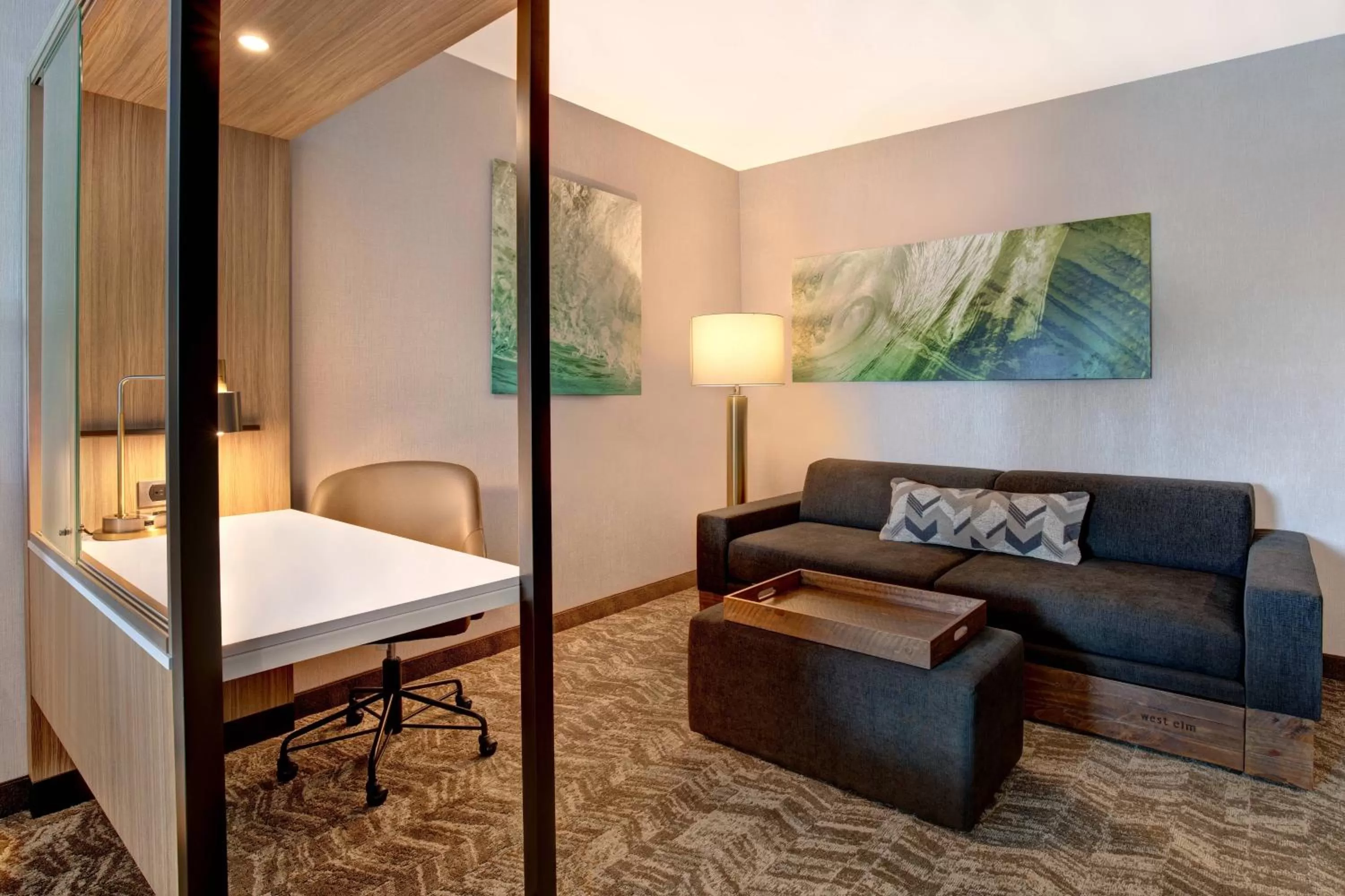 Suite with Two Queen Beds and Sofa Bed - Hearing Accessible in SpringHill Suites by Marriott Orangeburg