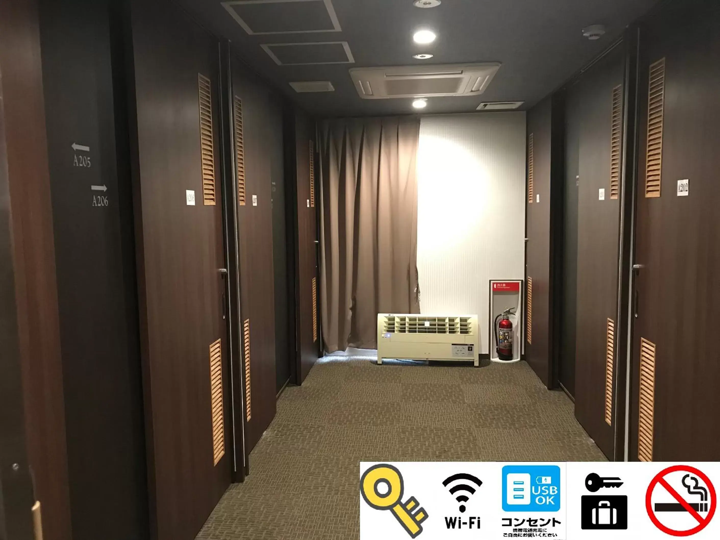 Capsule Room for Male - Upper Level in Hotel Famitic Nikko Station Capsule Room for Male - Upper Level in Hotel Famitic Nikko Station