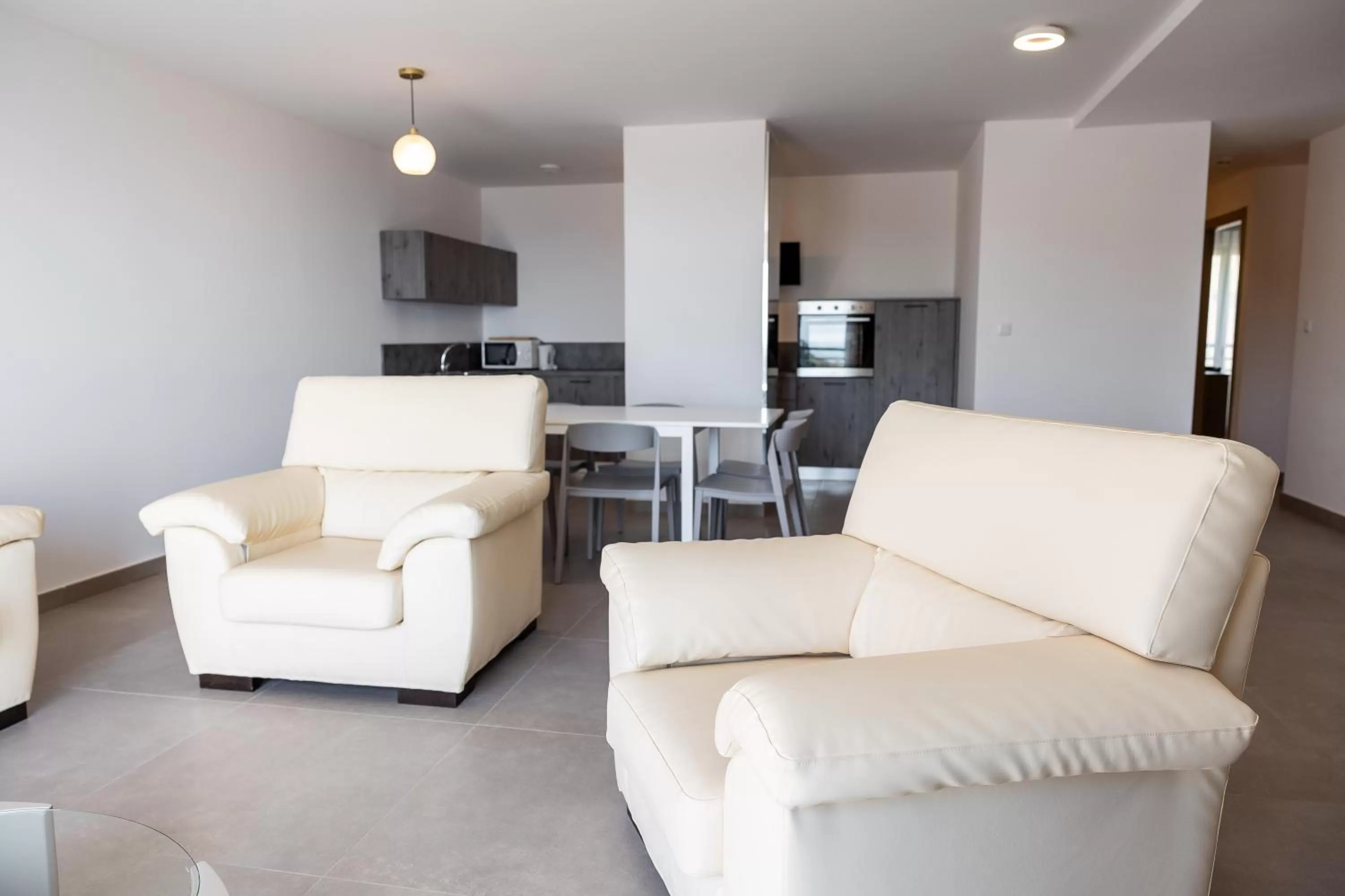 Kitchen or kitchenette in Hôtel Le Bastia
