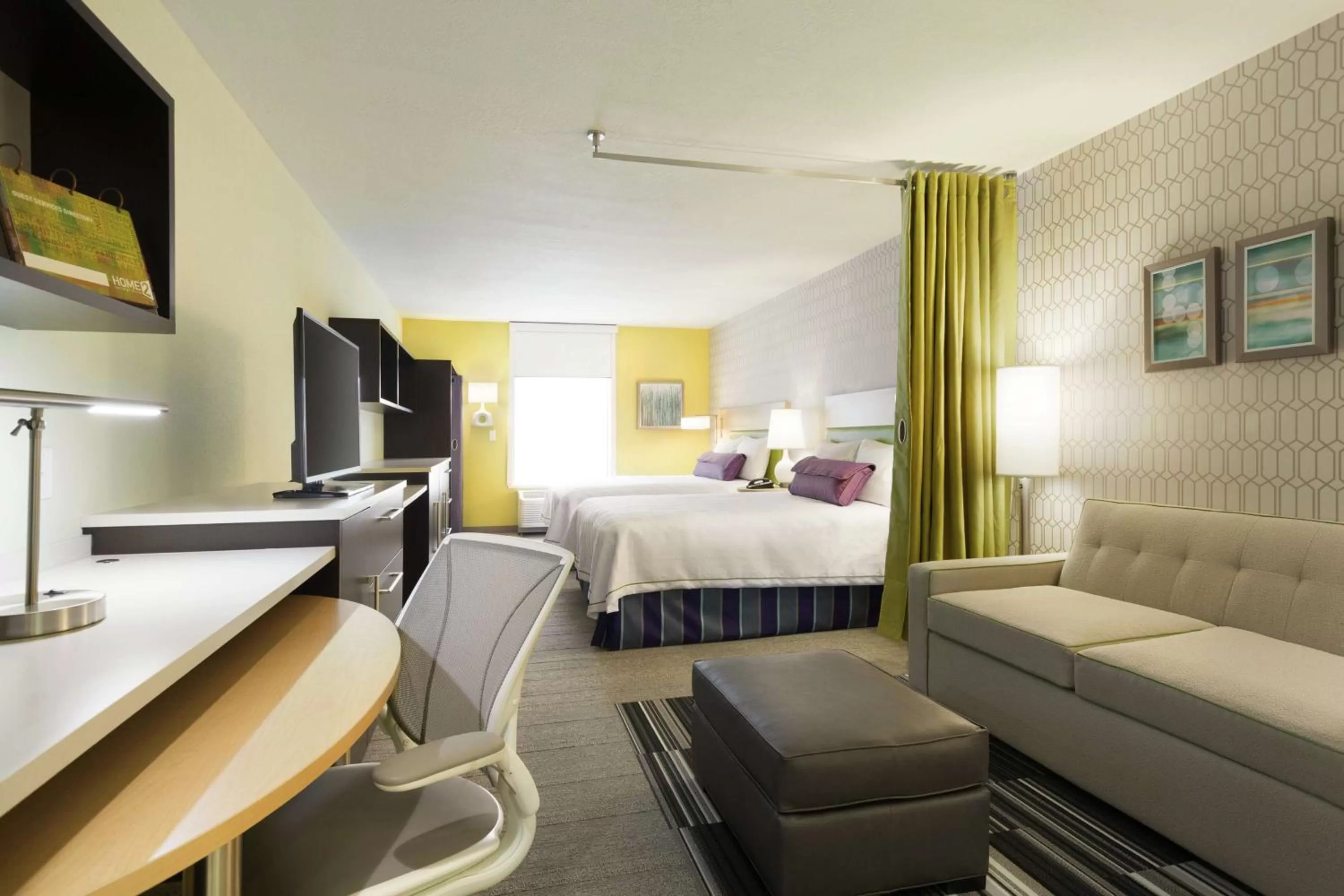 Bedroom, Bed in Home2 Suites by Hilton Salt Lake City-East