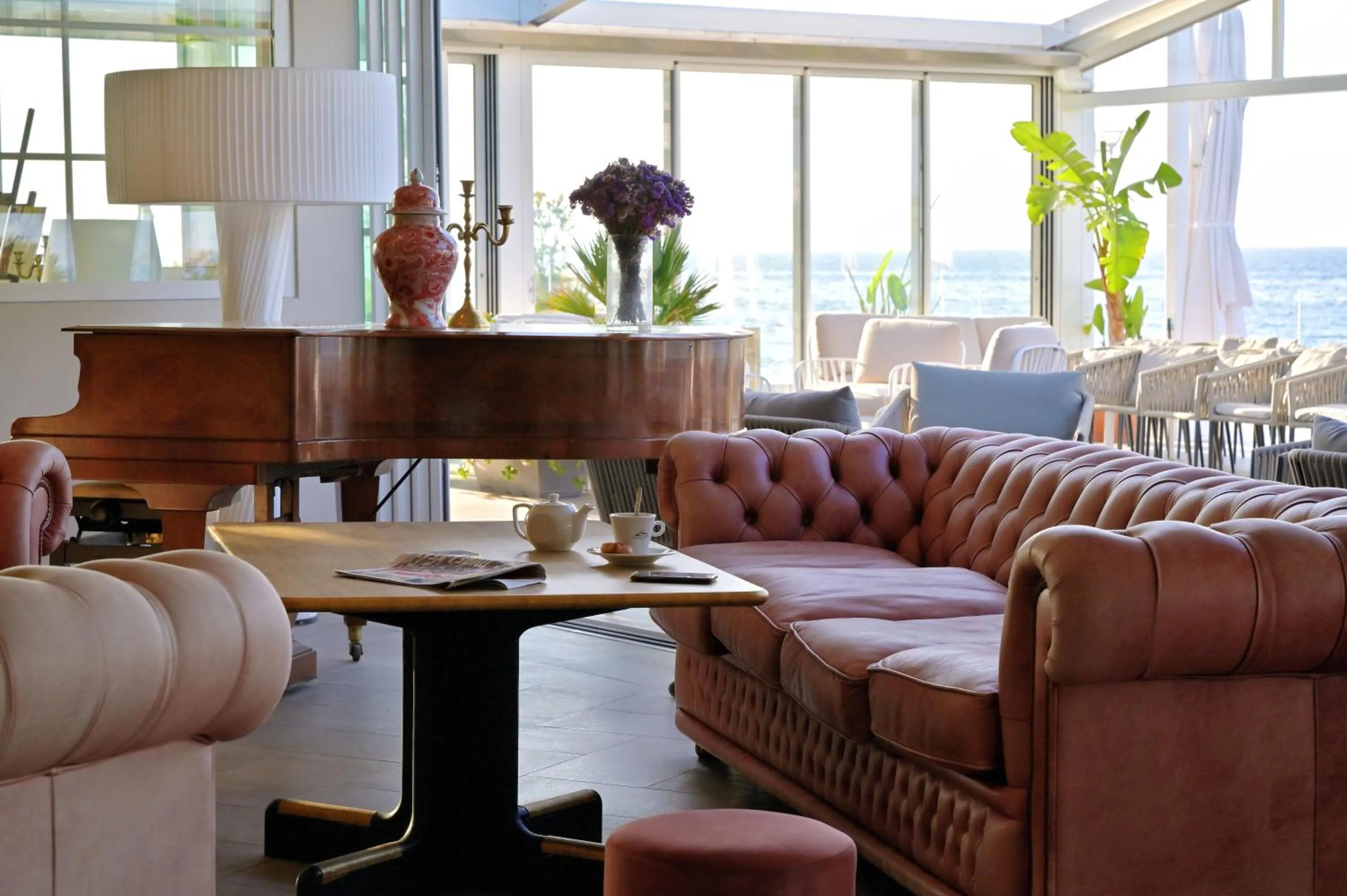 Living room in Hôtel Restaurant Dolce Vita