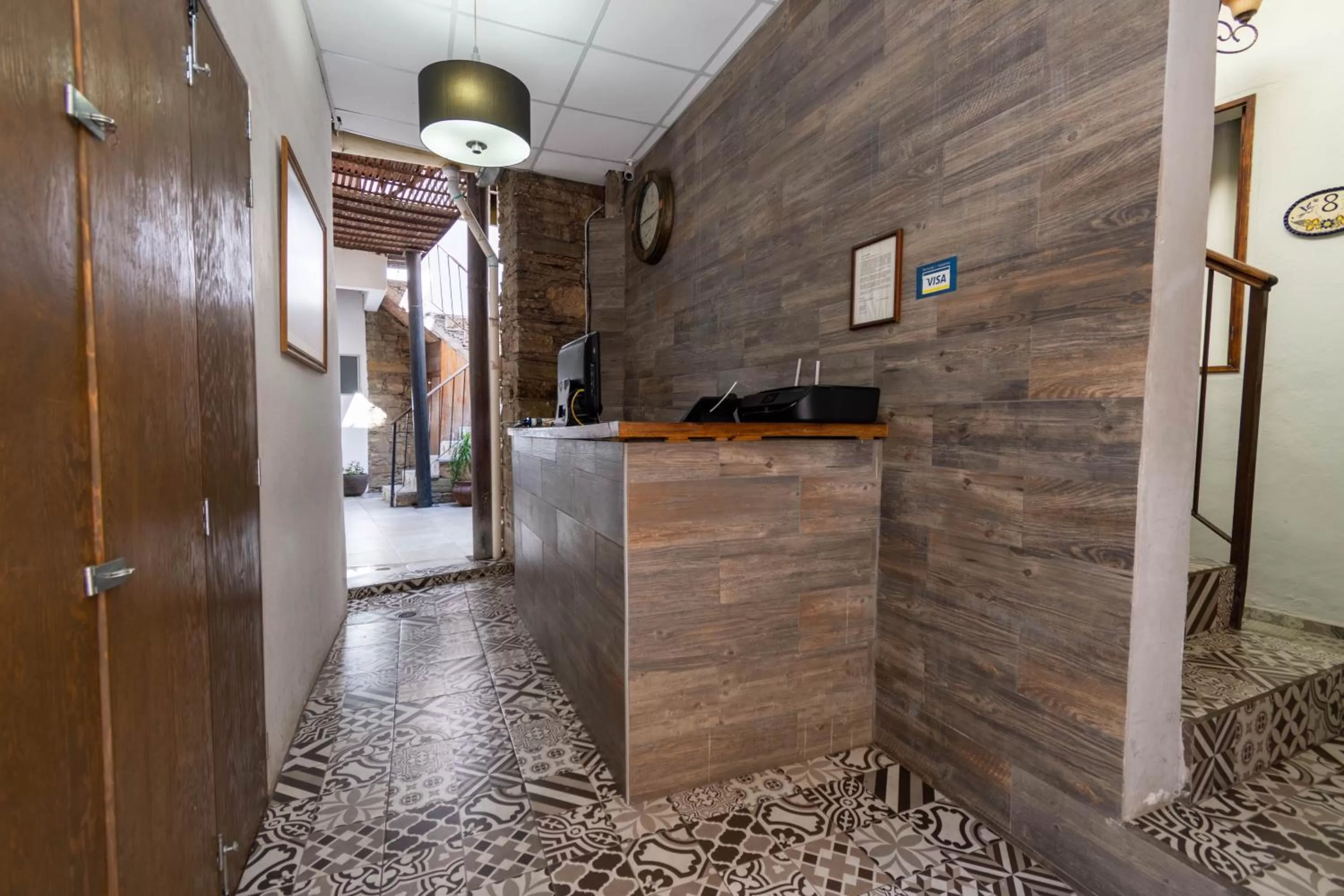 Facade/entrance in Hotel Casa Sangre de Cristo