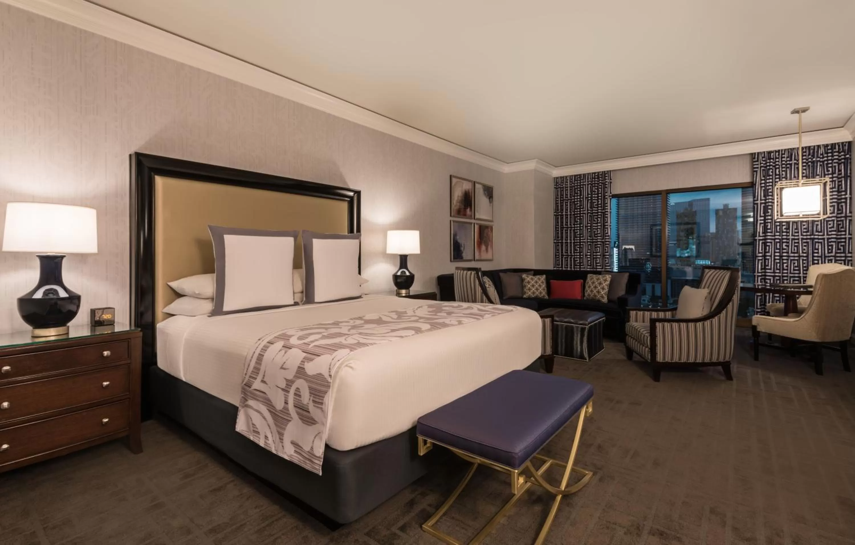 Photo of the whole room, Bed in Caesars Palace Hotel & Casino