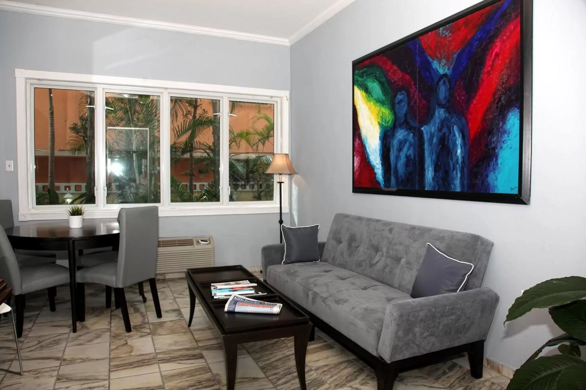 Seating area in Coral Princess Hotel