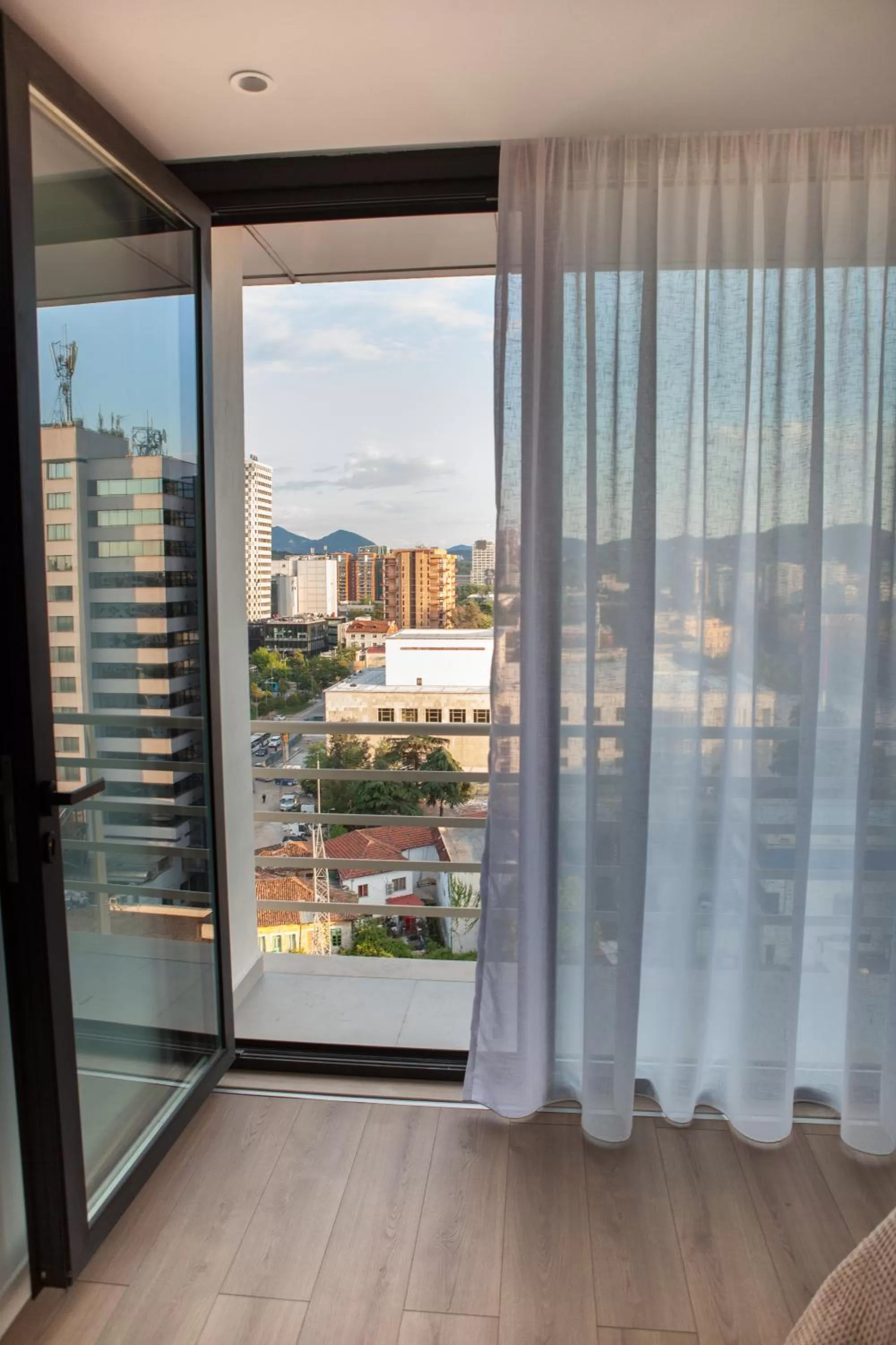 City view in Rooftop Tirana