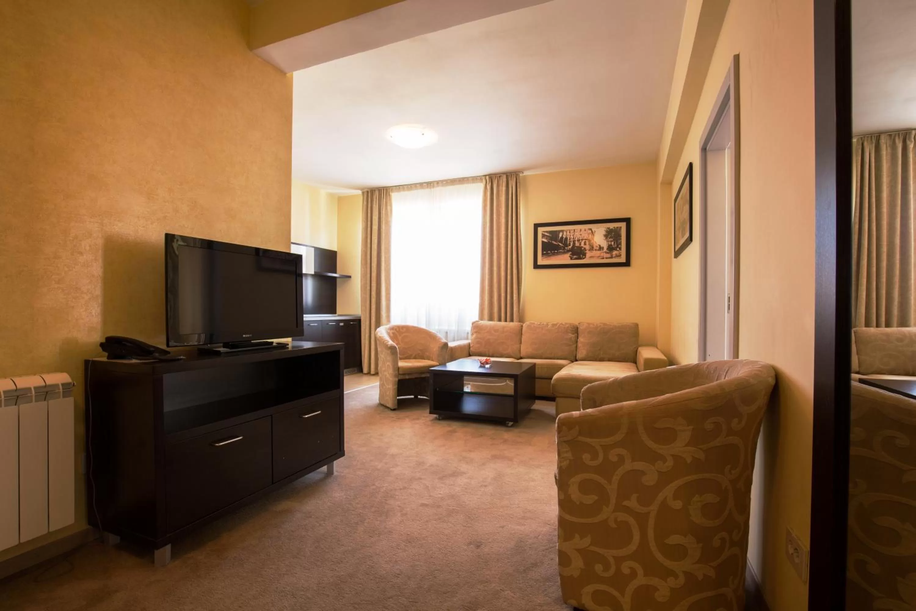 Kitchen or kitchenette in Garni Hotel Nevski