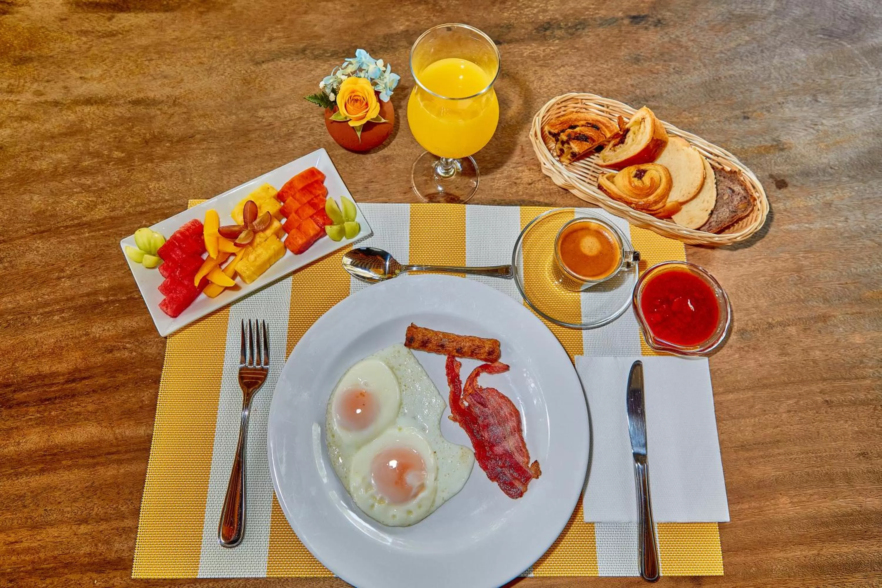 Food close-up in Hotel Posada Los Destiladeros