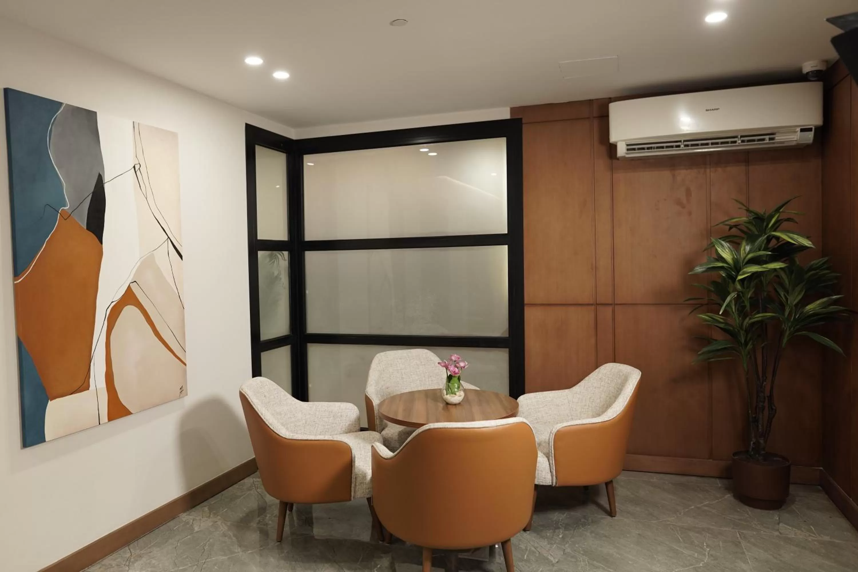 Seating area in The Grand Plaza Hotel Smouha