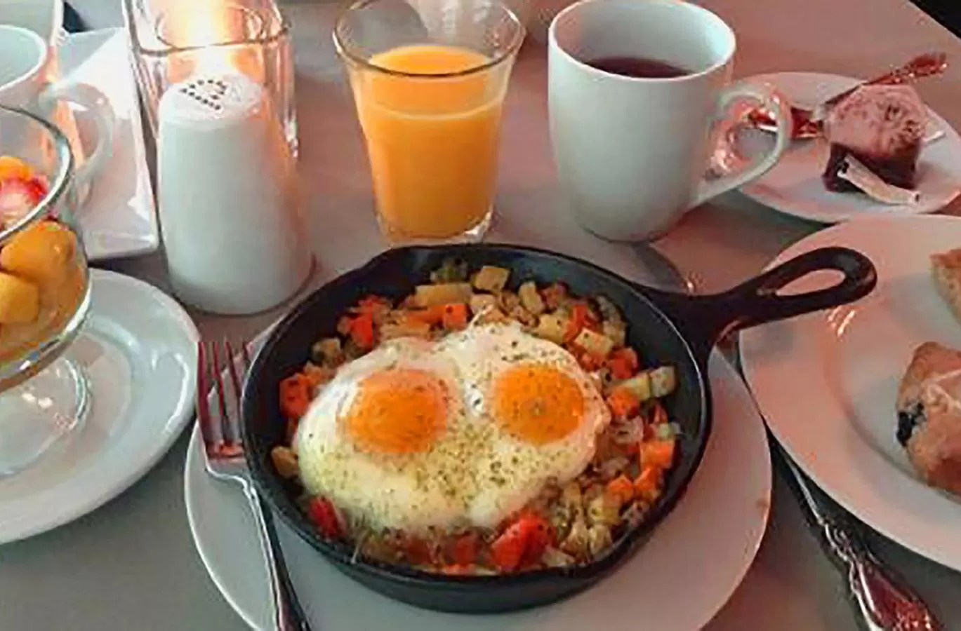 Food close-up in The Lancaster Bed and Breakfast