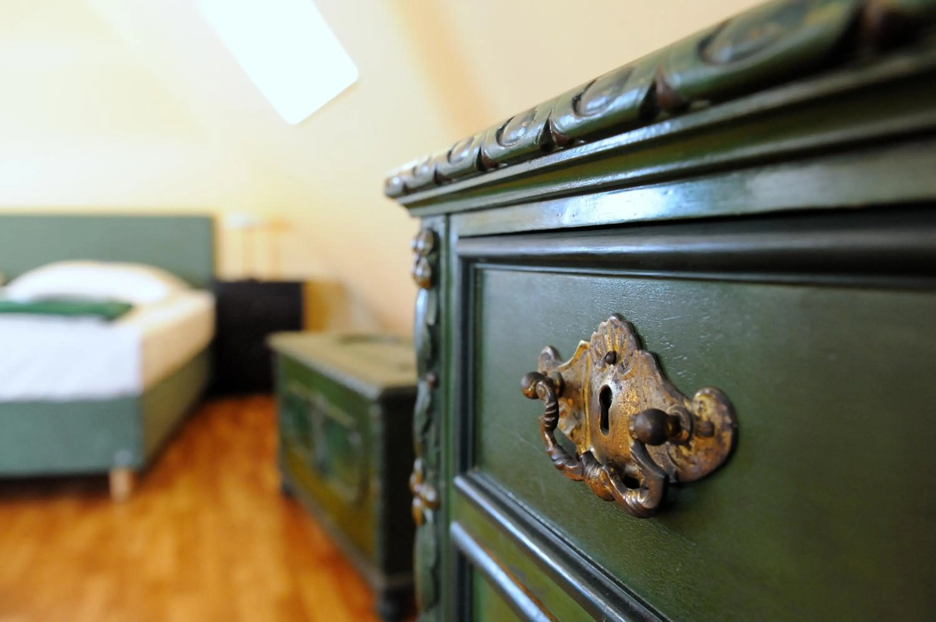 Bedroom, Bed in Zur Alten Schmiede