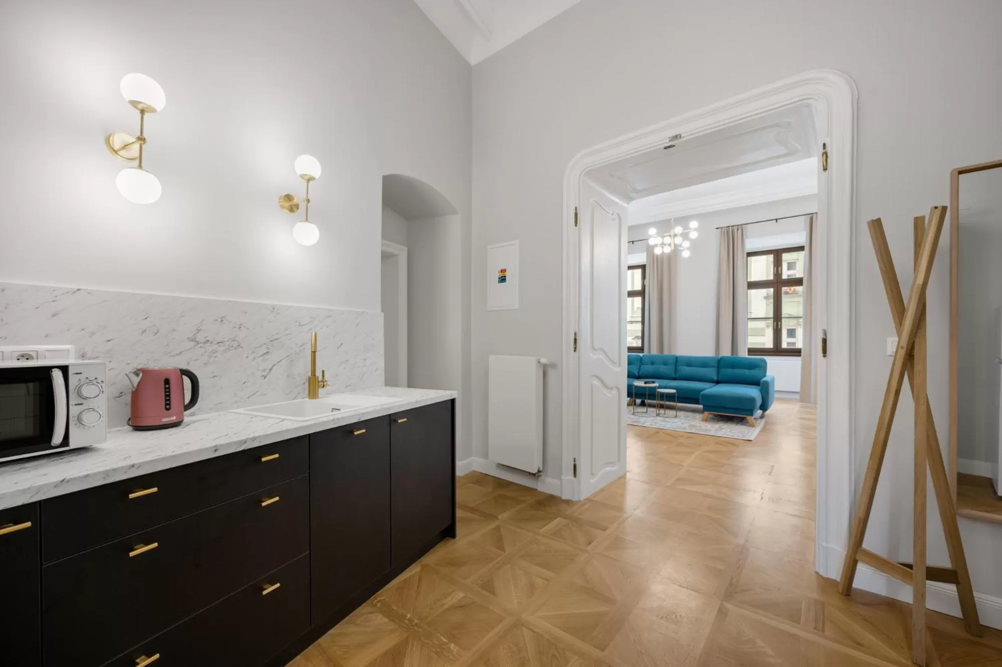 Kitchen or kitchenette in Palace Apartments