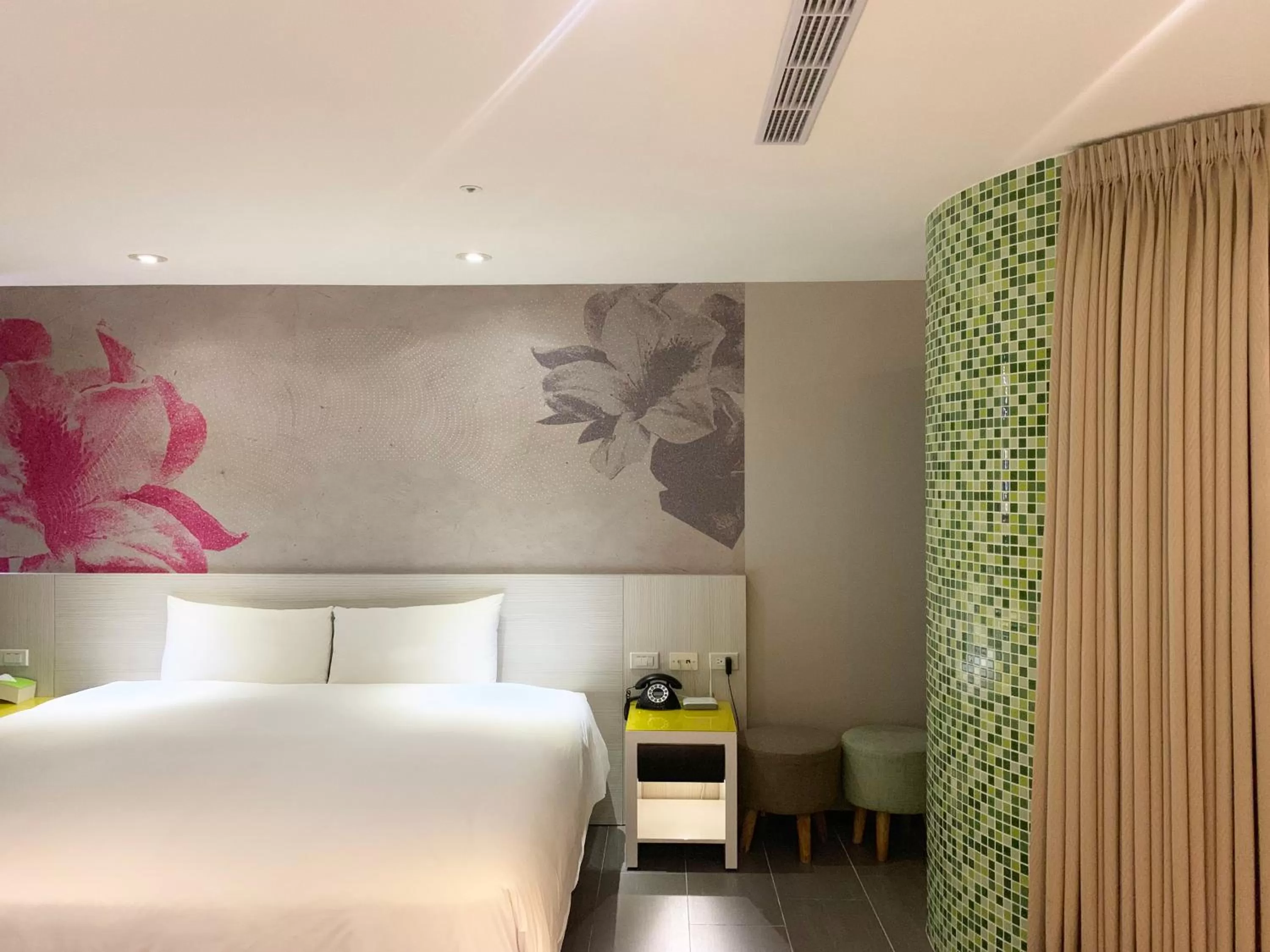 Bed in Wholesome Hotel