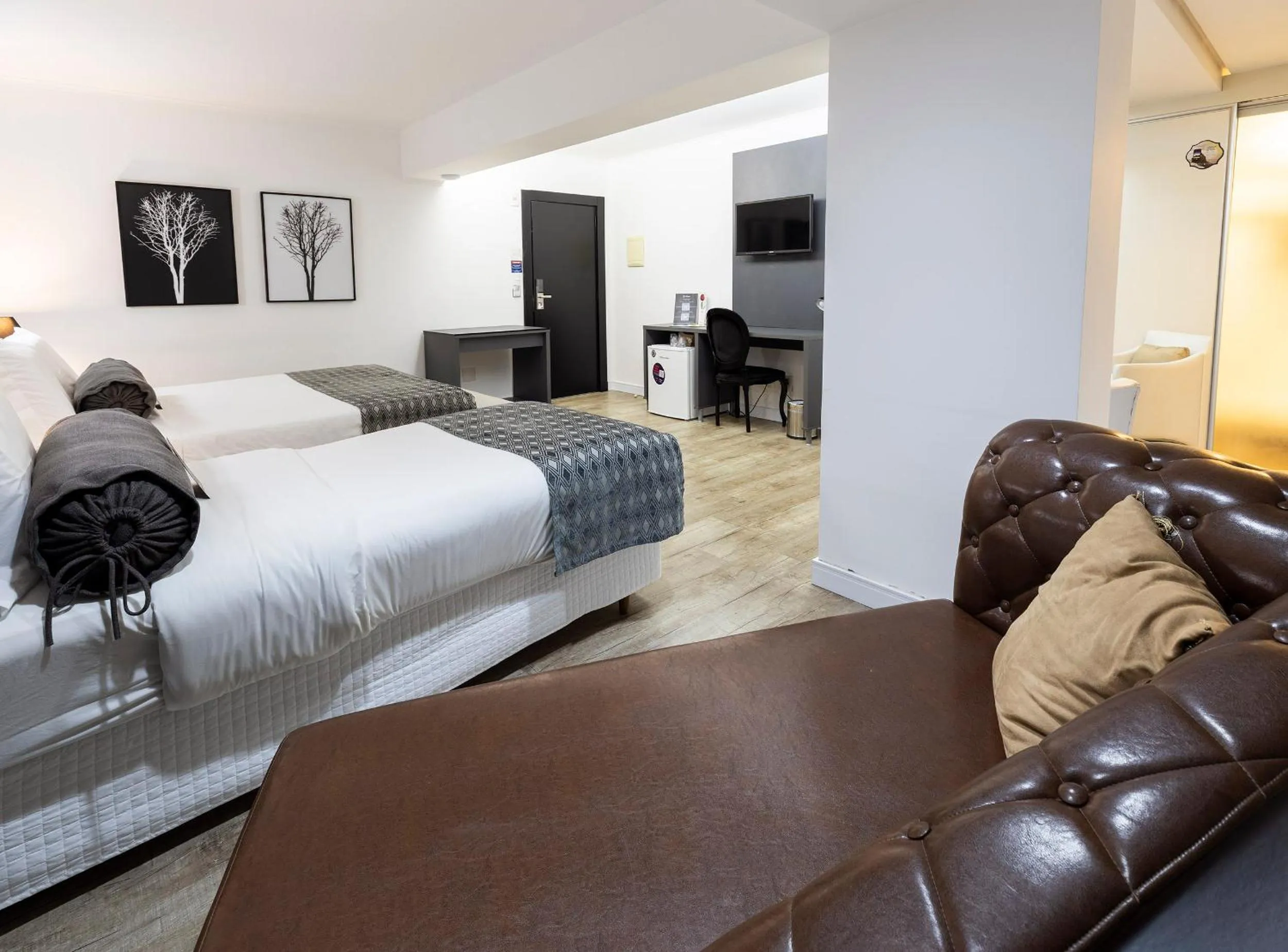 Bed in Hotel Sibara SPA & Convenções