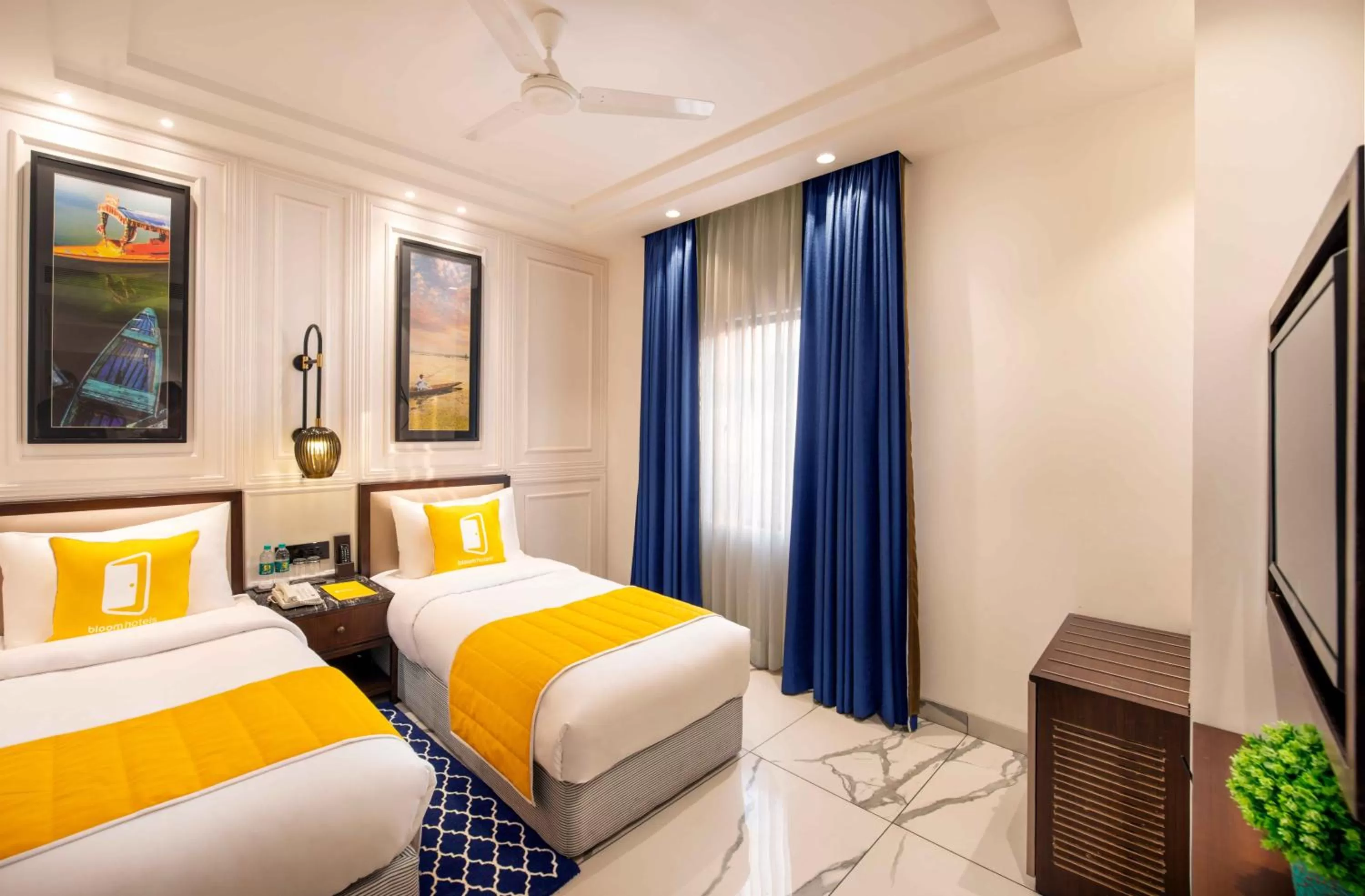 Bedroom, Bed in Bloom Boutique l GK1