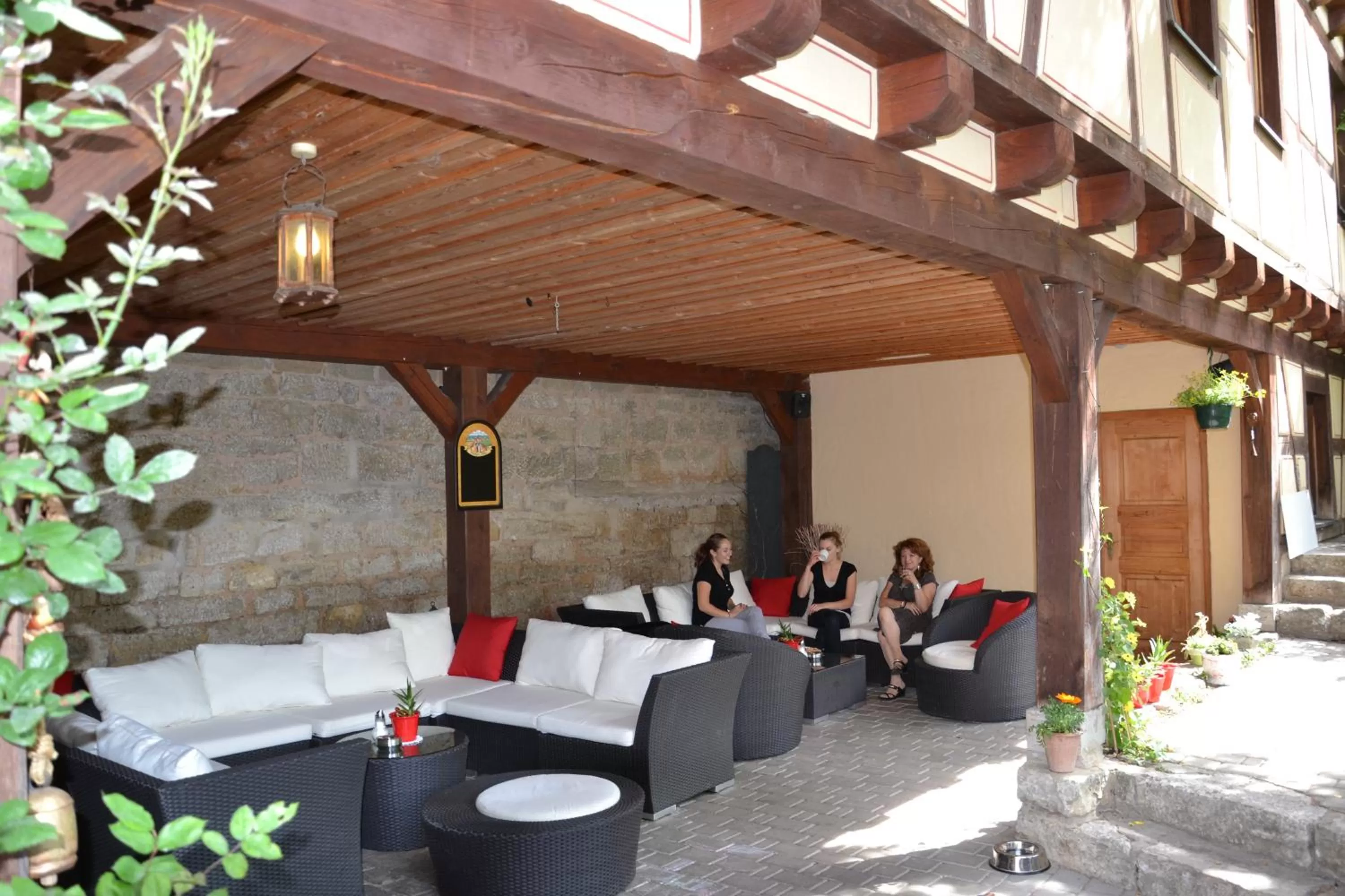 Patio in Hotel Gerberhaus