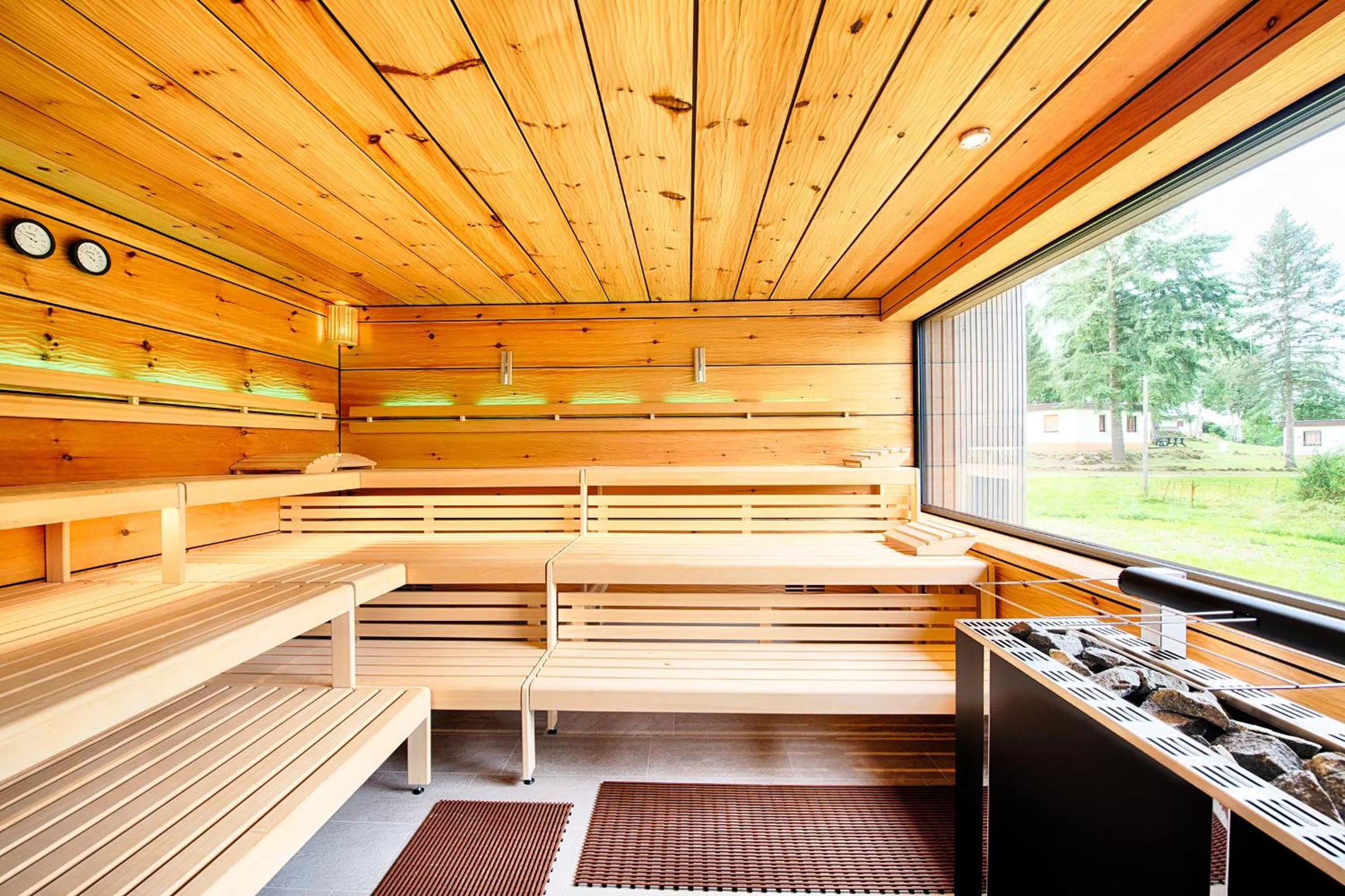 Sauna in Seehotel am Stausee 4 Sterne Superior