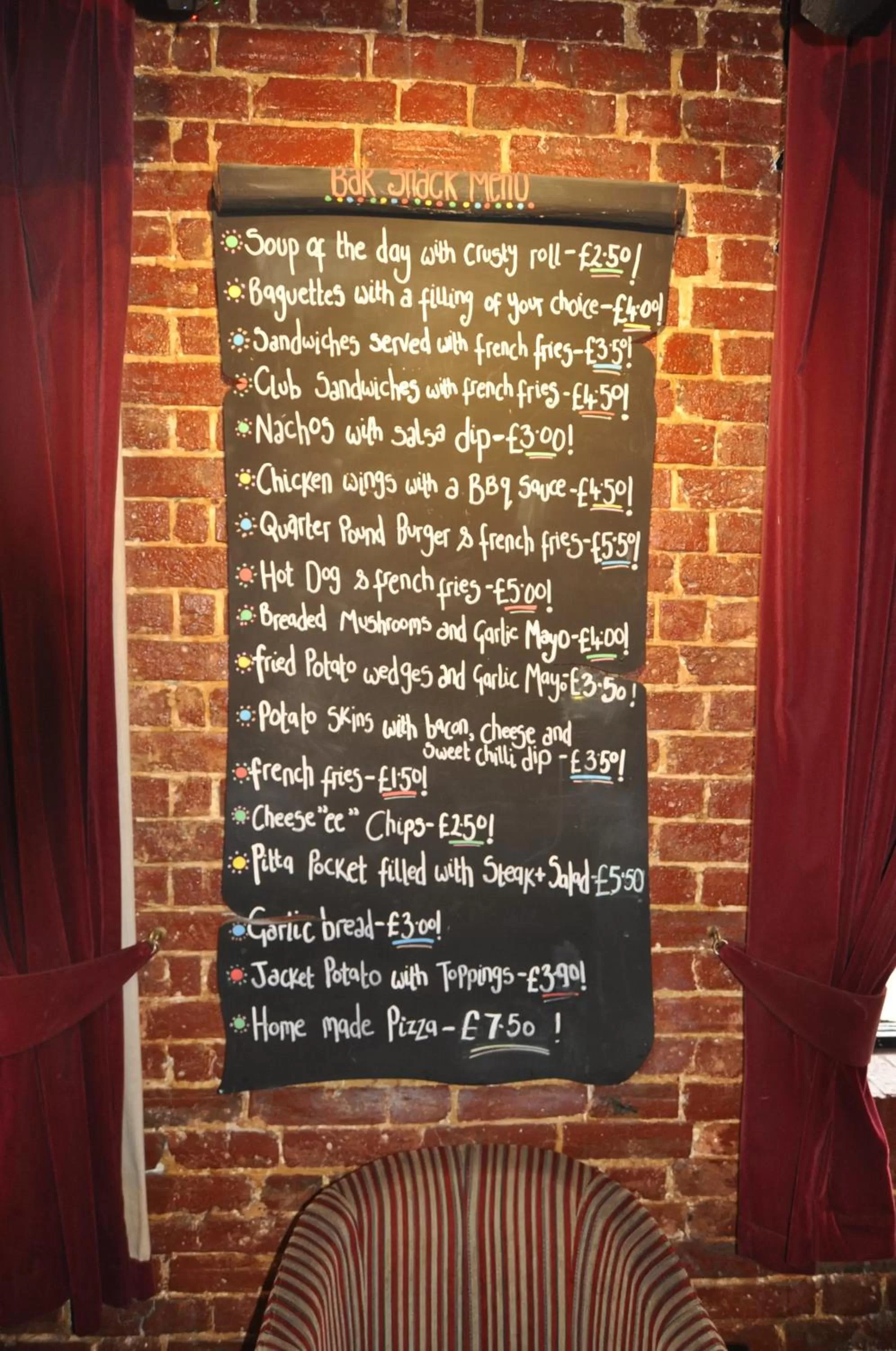 Decorative detail in The Roundabout Hotel