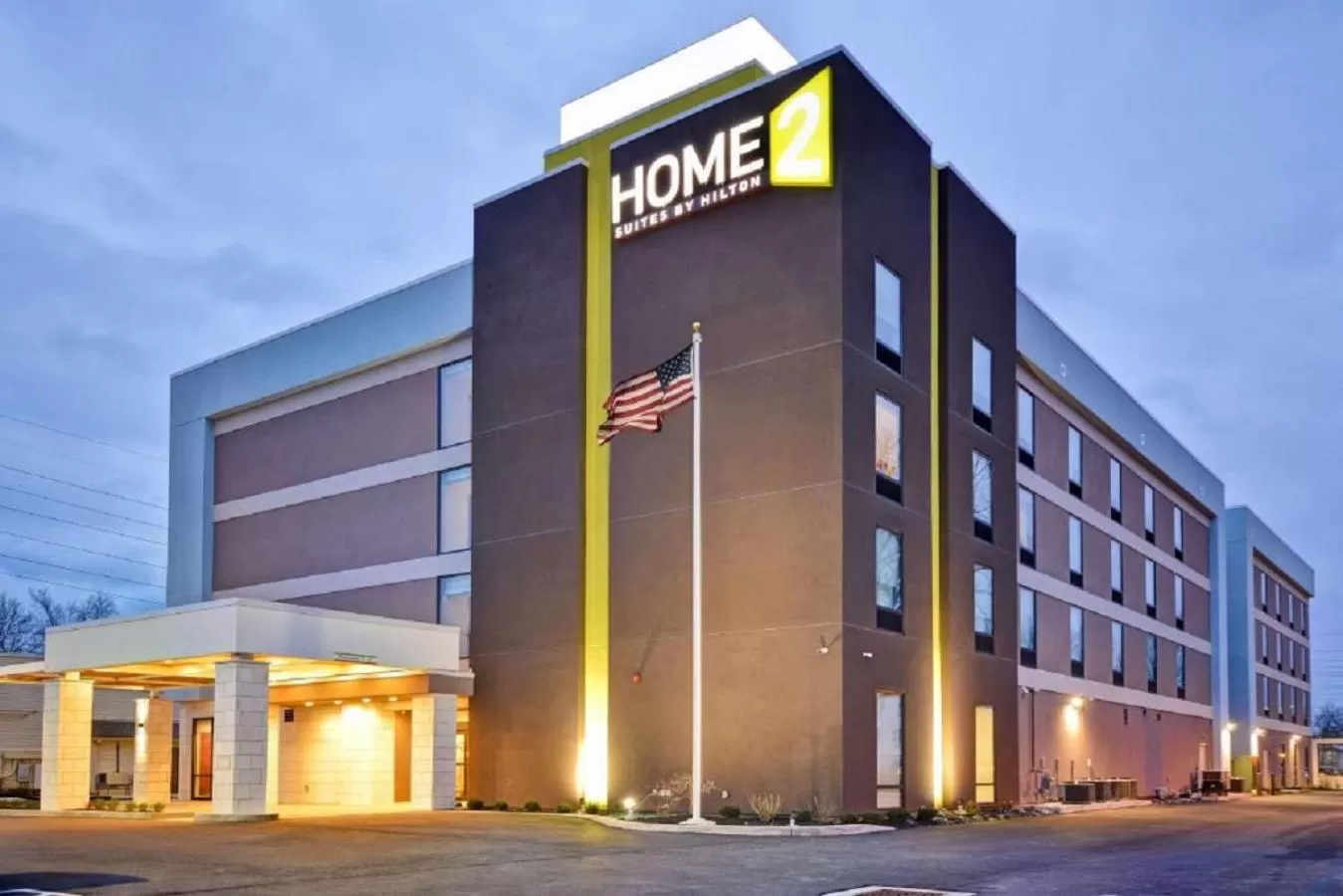Property building in Home2 Suites By Hilton Columbus/West, OH