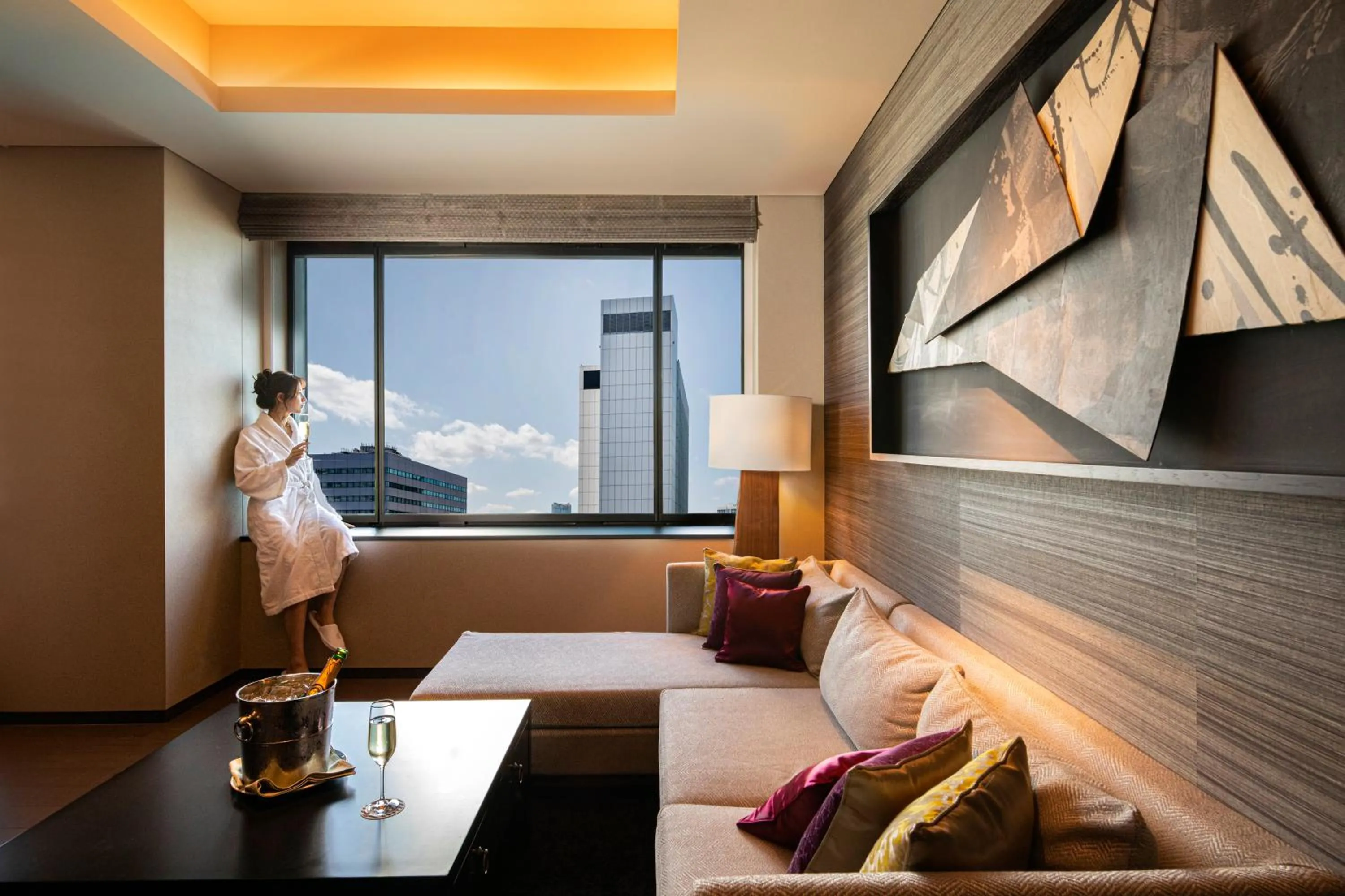 Living room in Pullman Tokyo Tamachi