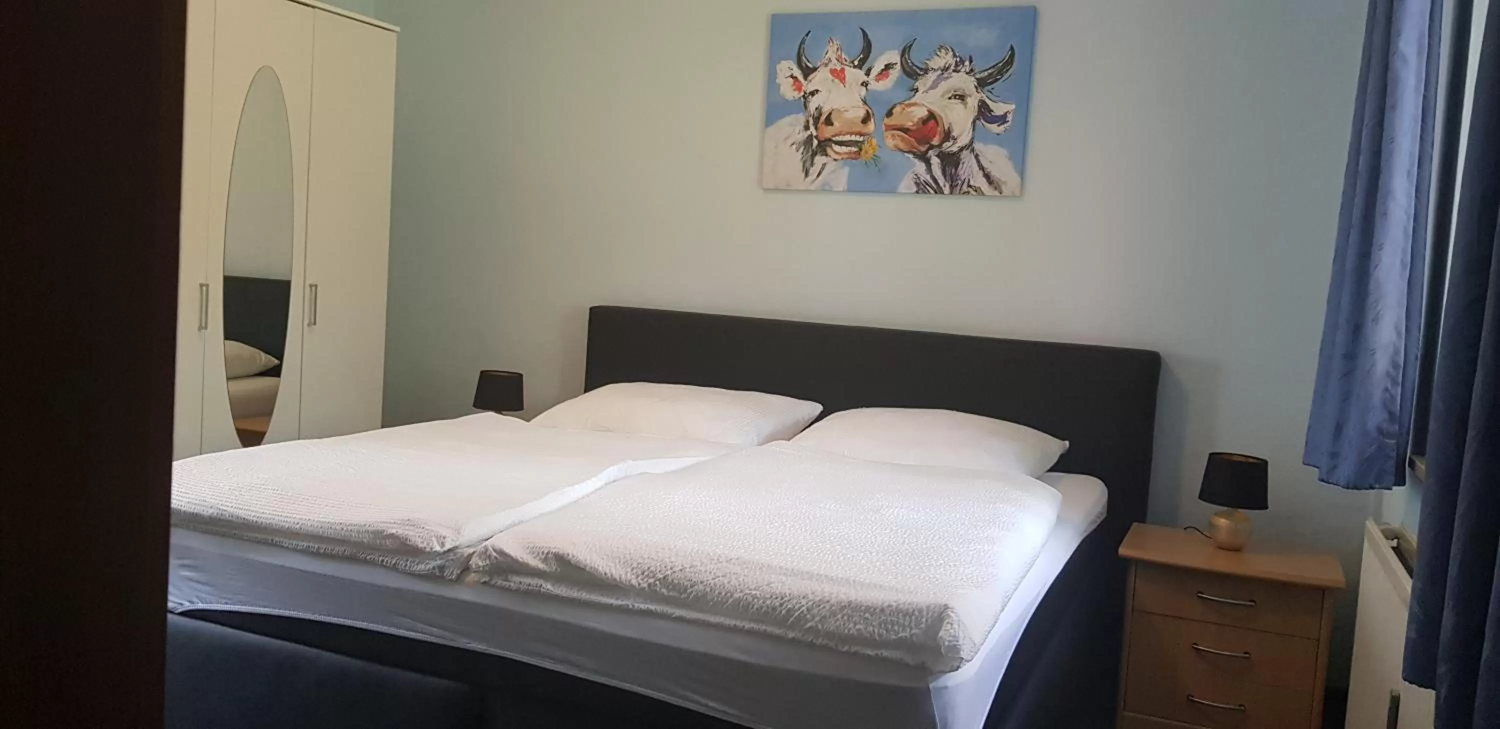 Bed in Hotel Haus Hubertus