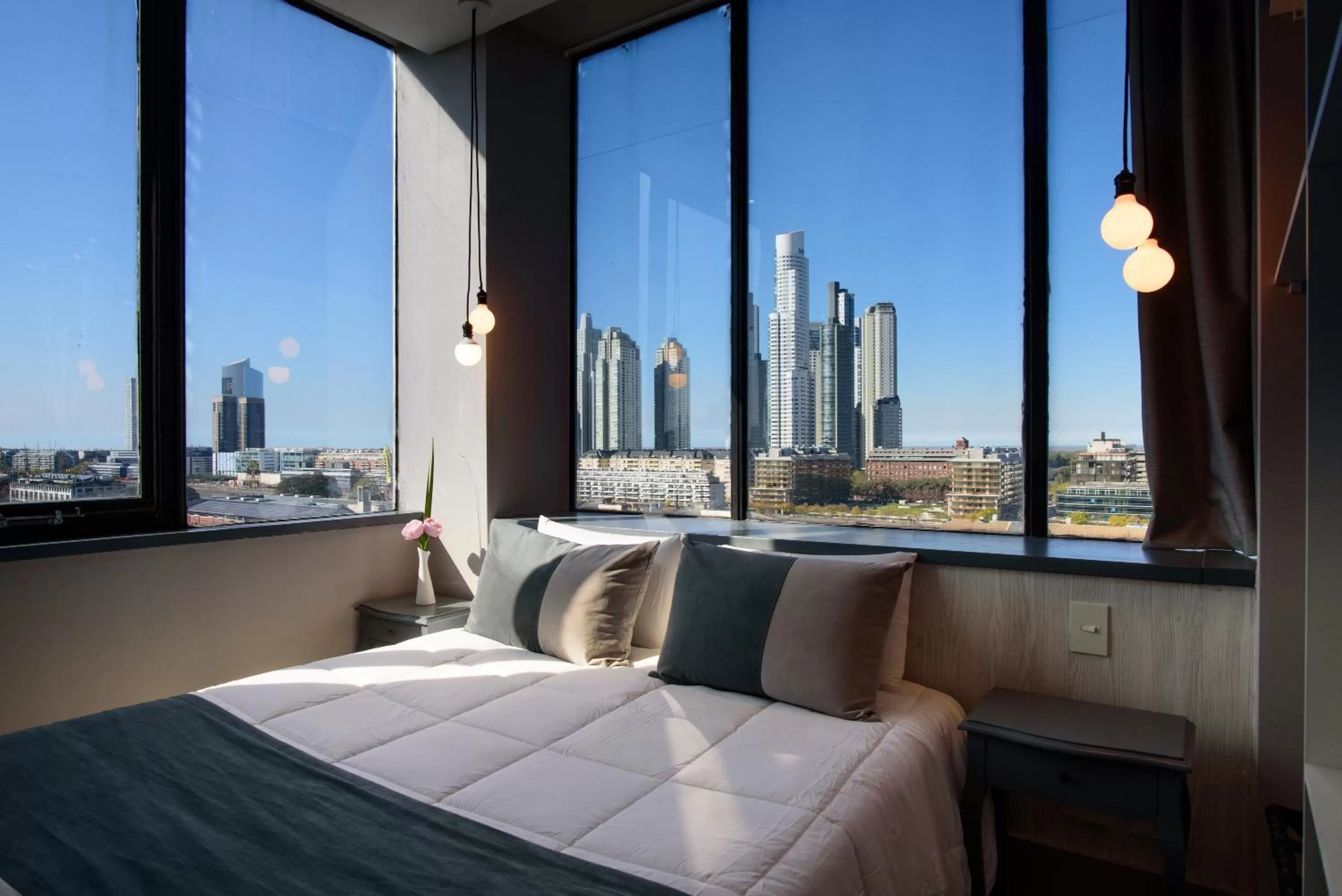 View (from property/room), Bed in Believe Madero Hotel