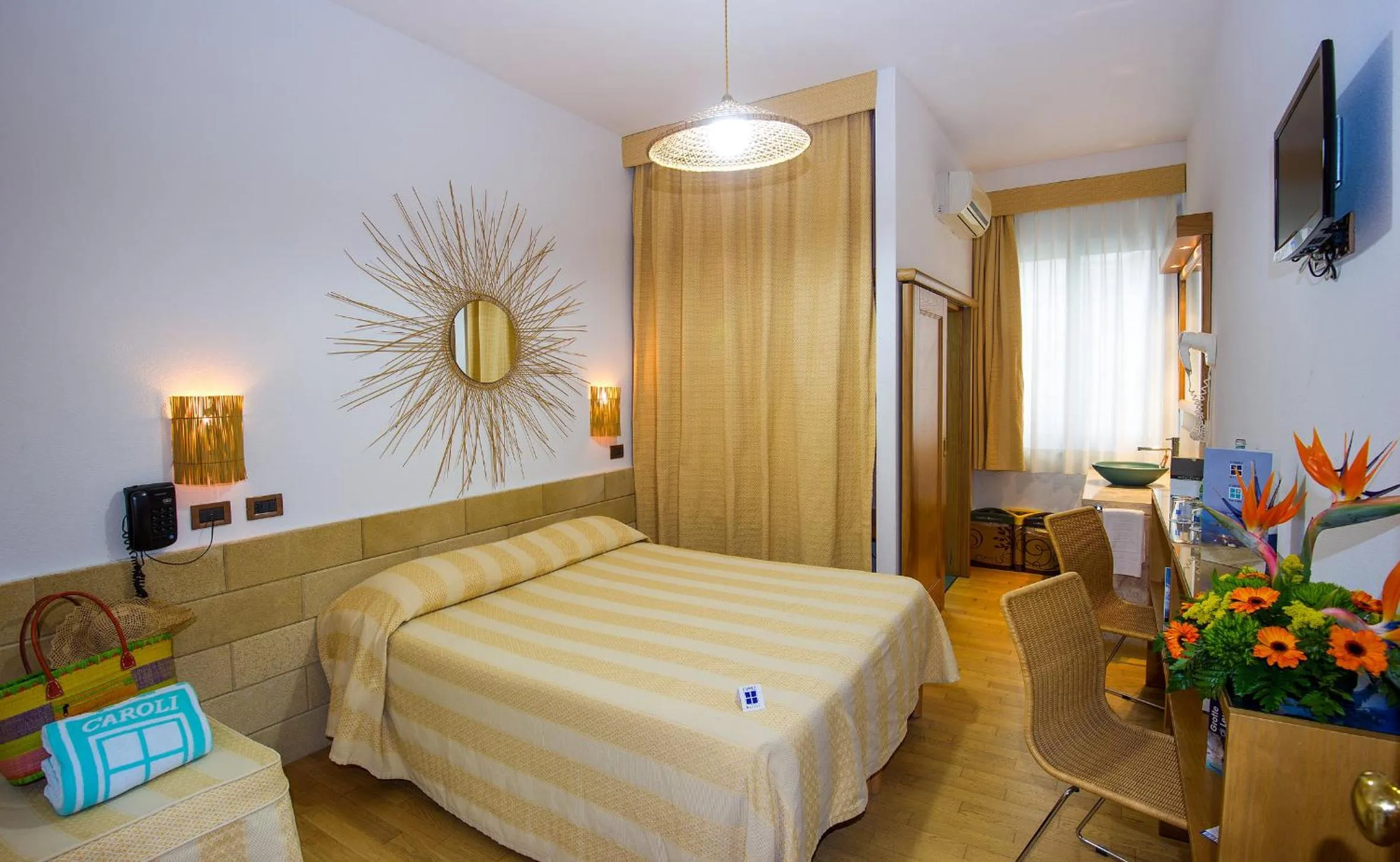 Bedroom, Bed in Hotel Terminal - Caroli Hotels