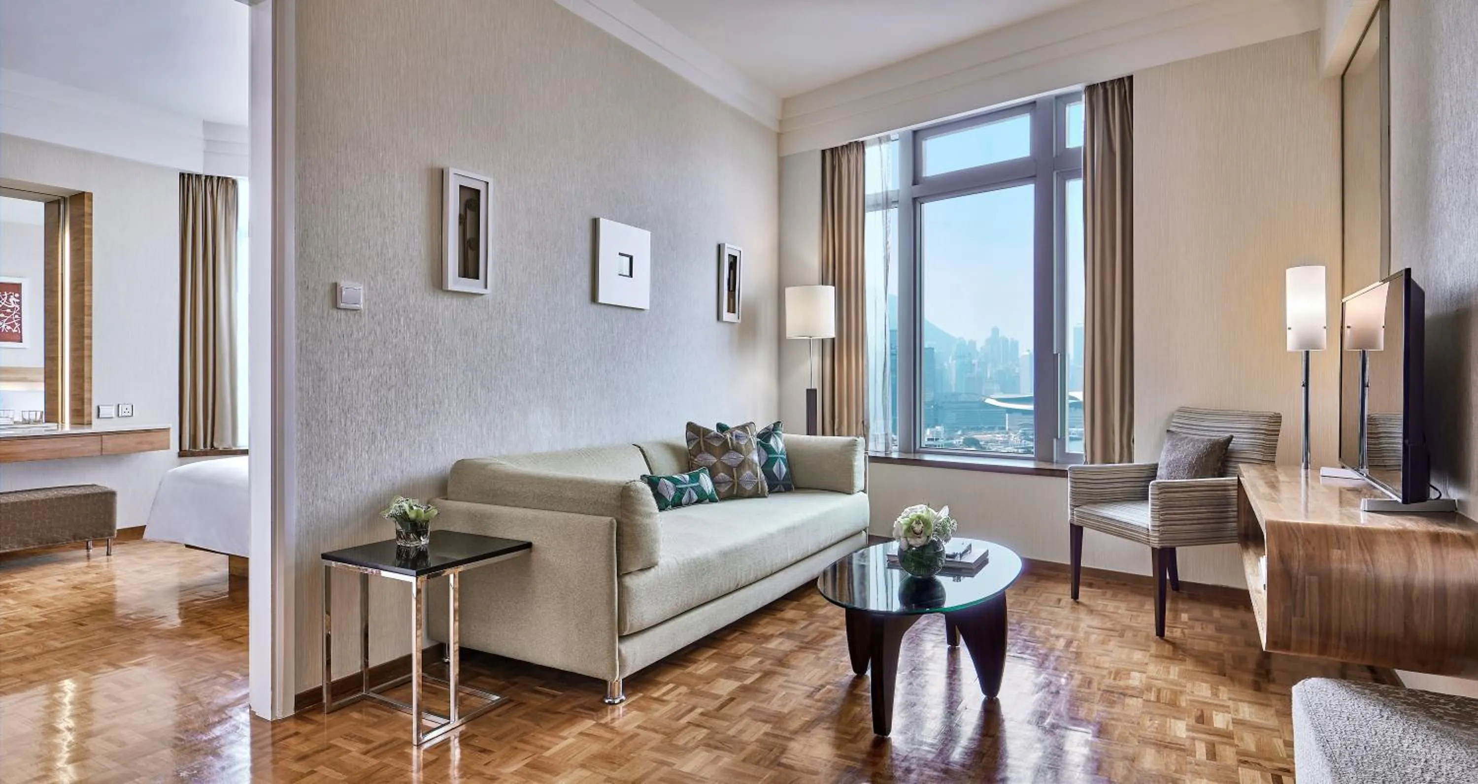 Living room in Nina Hotel Causeway Bay