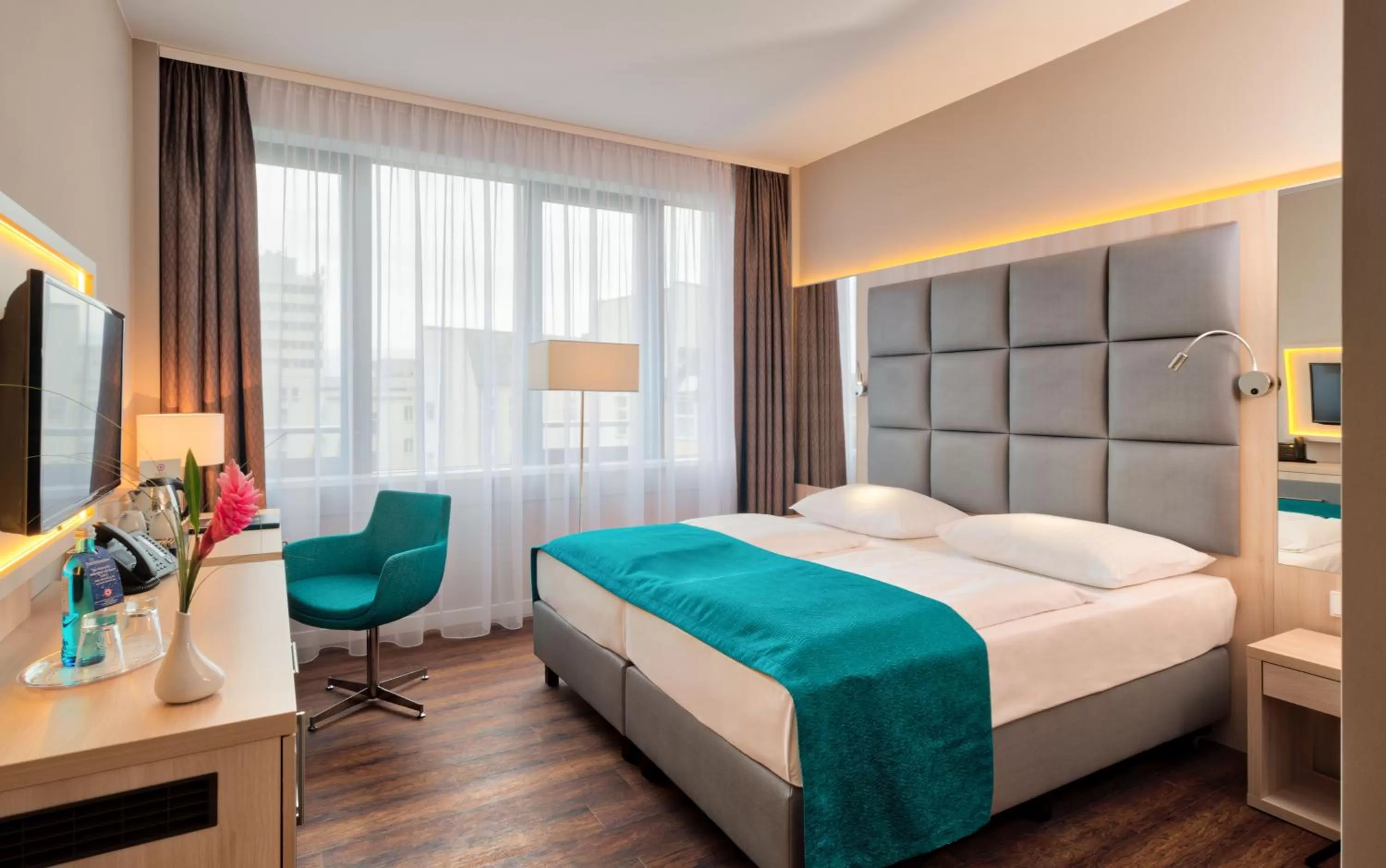 Bed in Hollywood Media Hotel am Kurfürstendamm