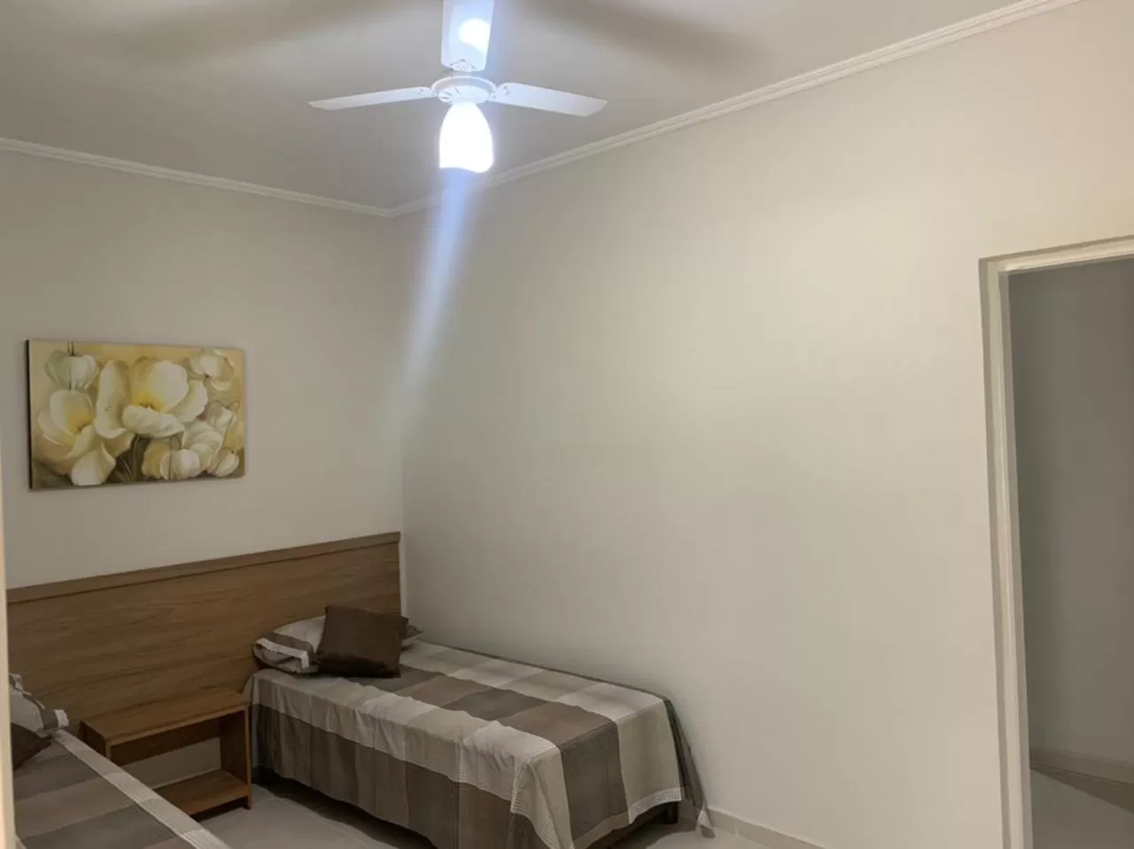 Bed in Pousada Ananda São Pedro