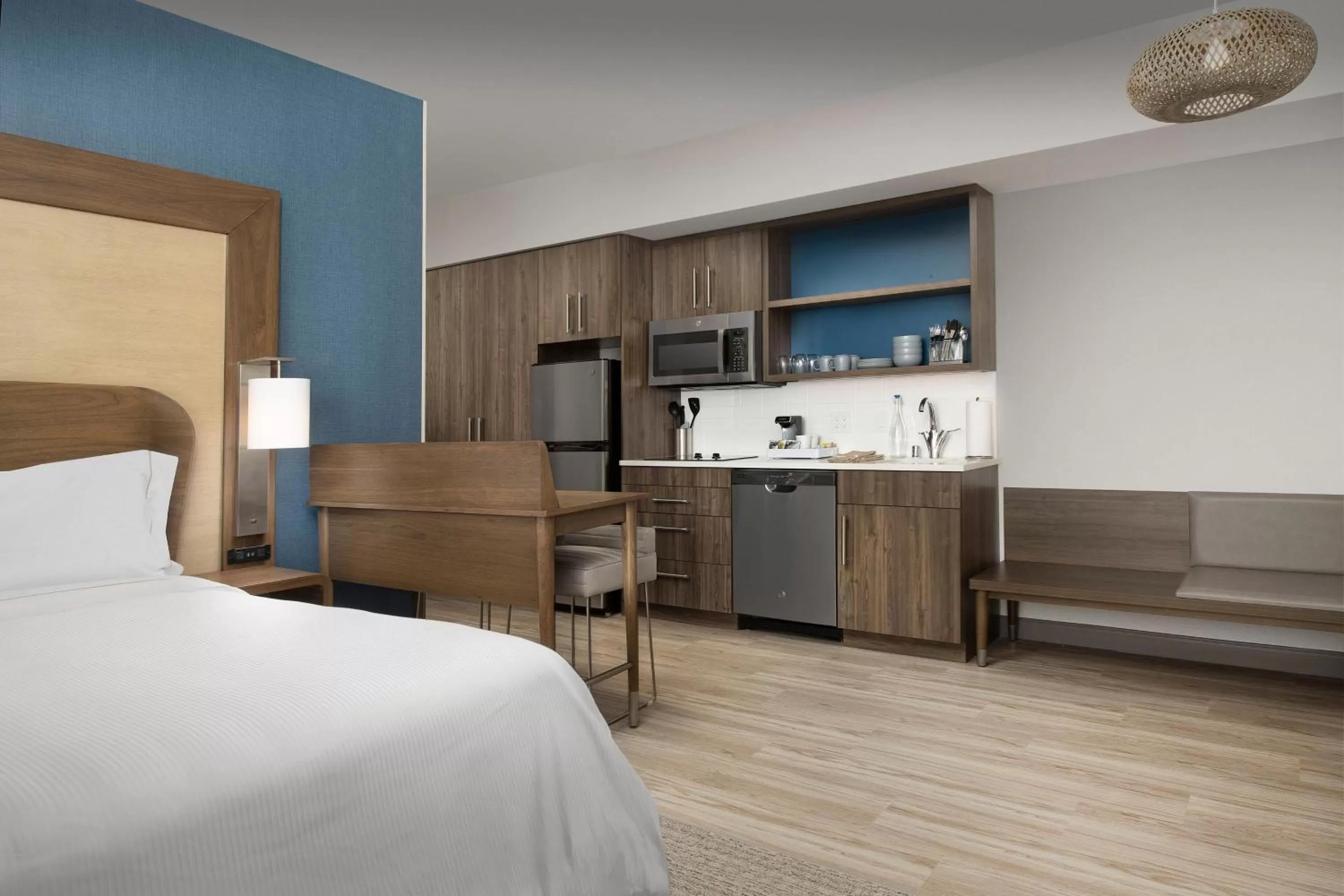 Bedroom, Bed in Element Seattle Sea-Tac Airport