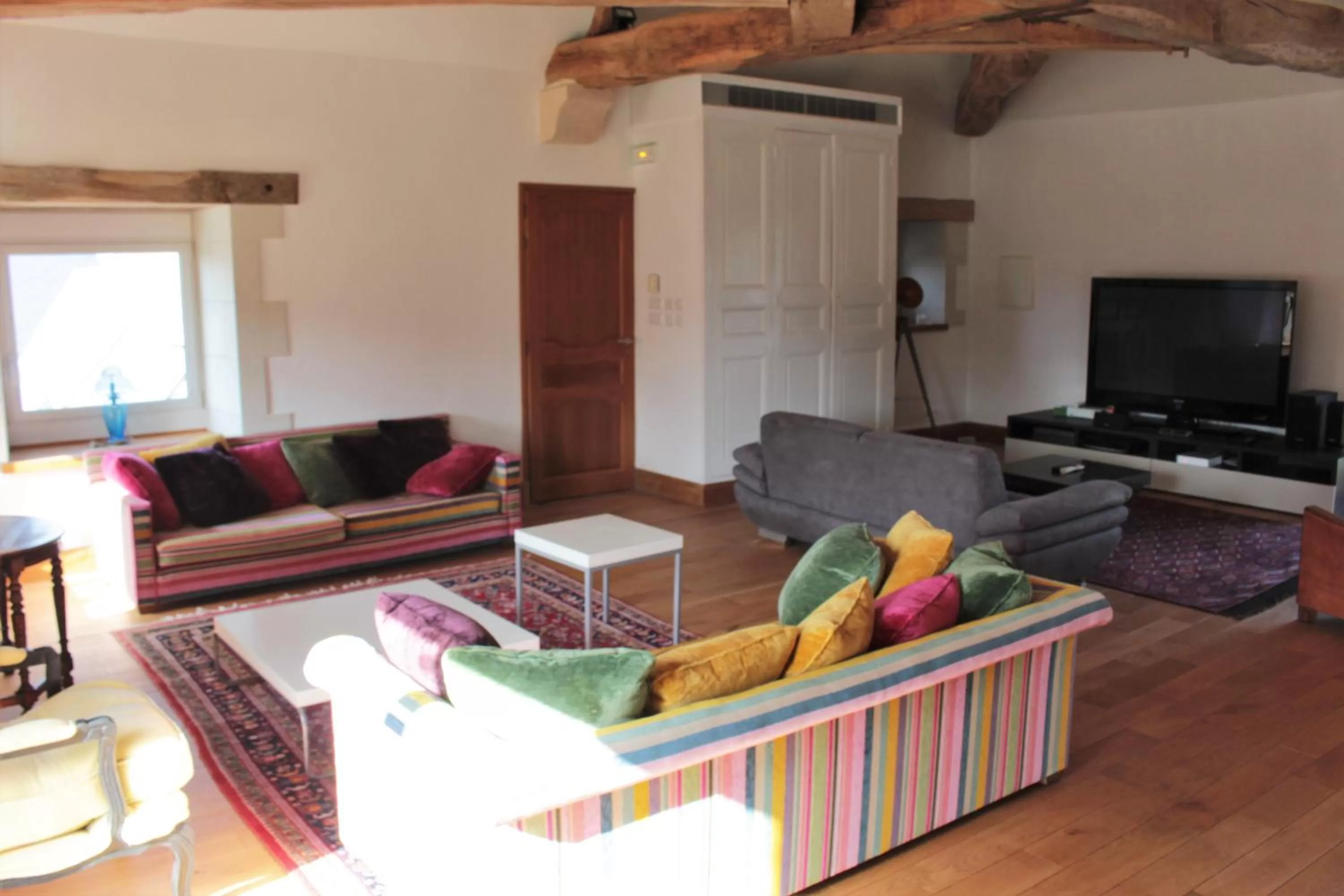 Living room, TV/Entertainment Center in La Poignardière