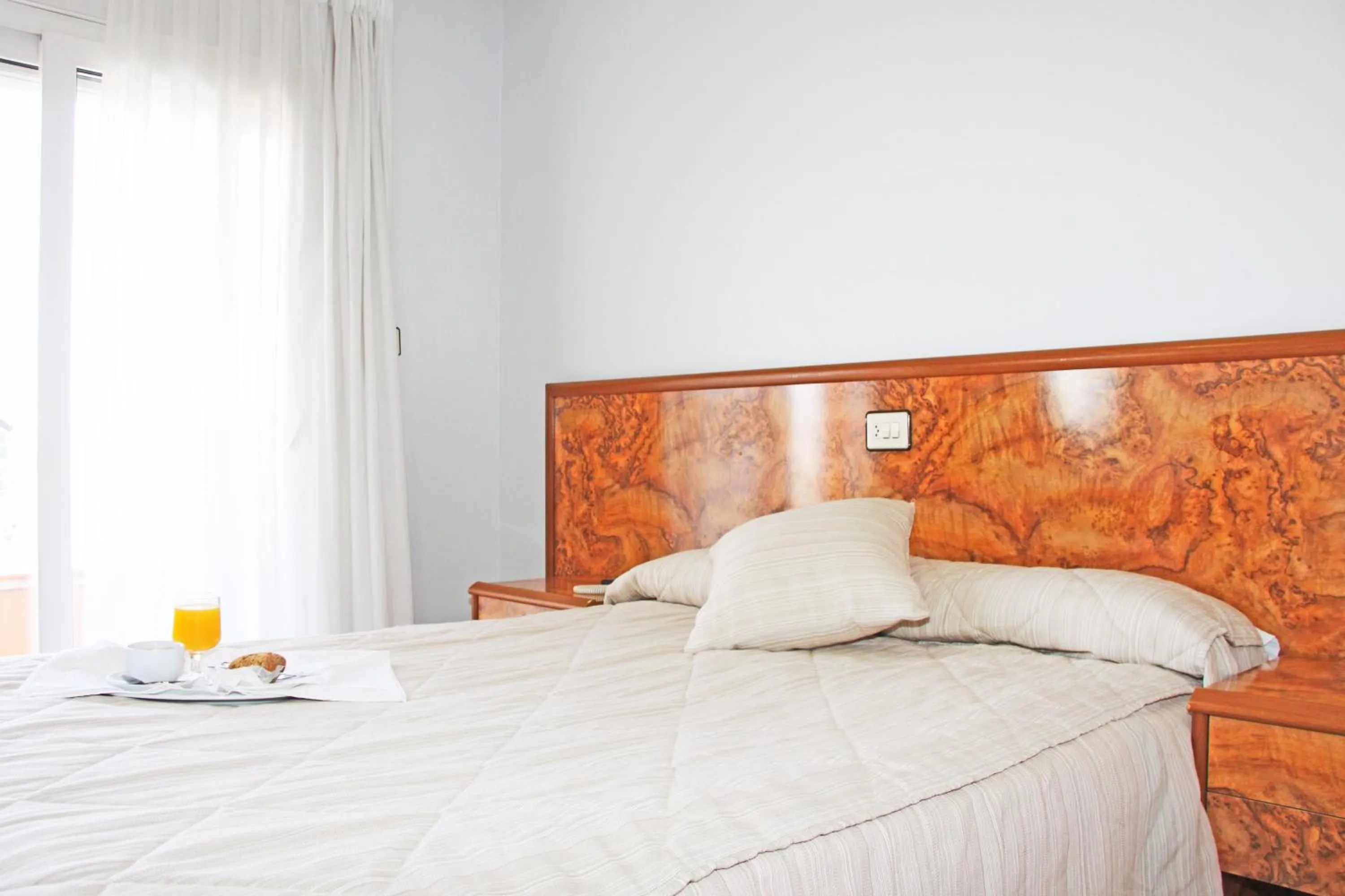 Bed in Hotel Trabuco